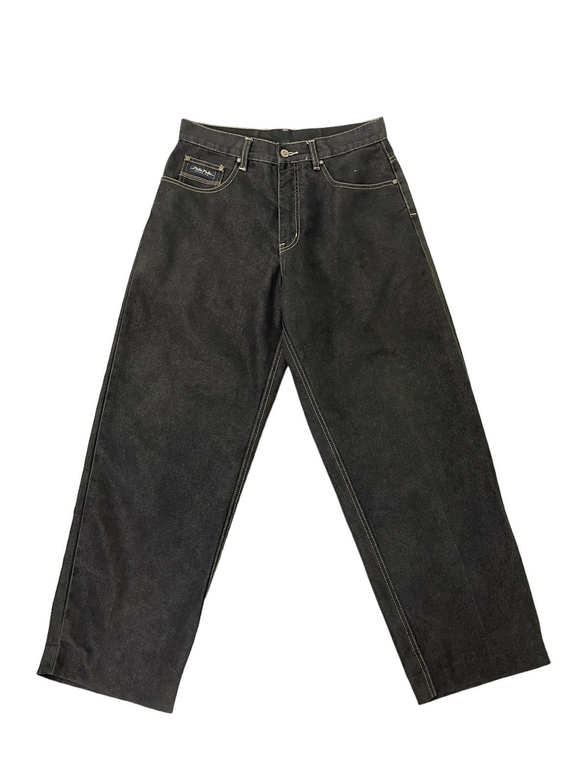 Pelle Pelle Baggy Wide Jeans Vtg Pelle Pelle Marc Buchanan 7🟦5 Size US 32 / EU 48 - 10 Thumbnail