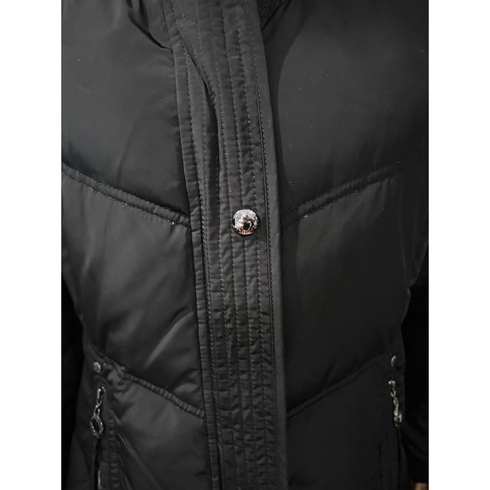 Calvin Klein CALVIN KLEIN Black Hooded Faux Fur Puffer Winter Coat Jacket Size S / US 4 / IT 40 - 7 Thumbnail