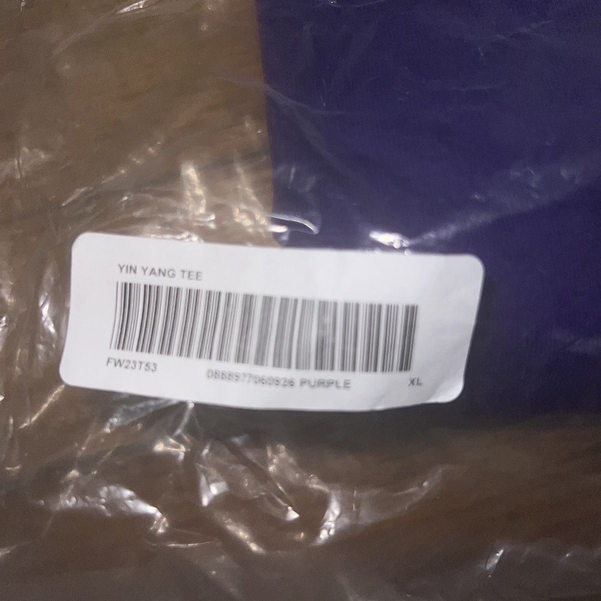 Supreme Supreme Yin Yang Tee Purple Size: XL Size US XL / EU 56 / 4 - 5 Thumbnail