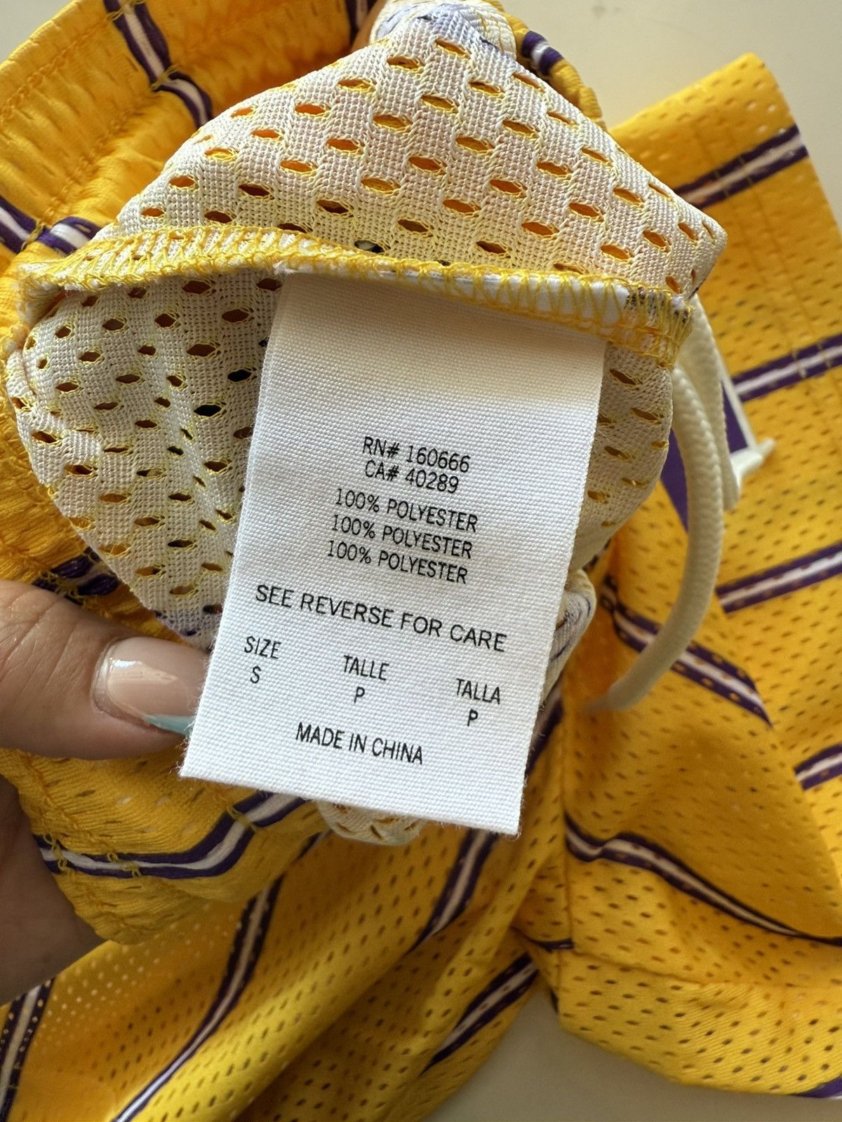 Eric Emanuel × New Era Eric emmanual/Los Angeles Lakers mesh short Size US 26 / EU 42 - 10 Thumbnail