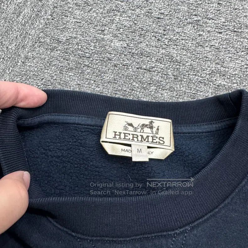 Hermes Hermes Phantom embroidery sweatshirt Size US M / EU 48-50 / 2 - 3 Thumbnail