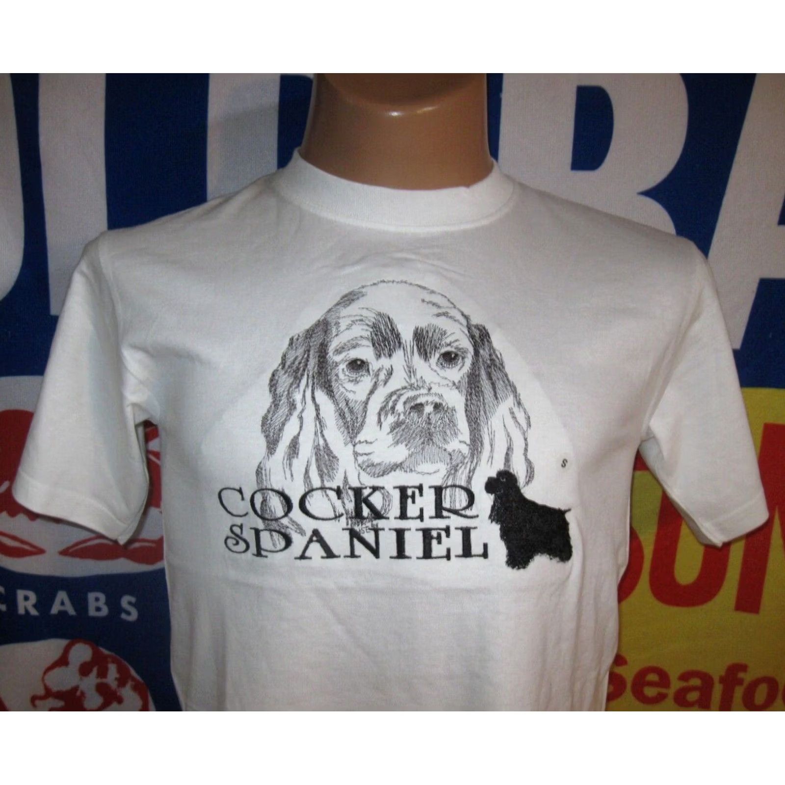 Vintage GR8 Dogs T Shirt Adult Small COCKER SPANIEL Dog Lovers Men's Women CUTE PETS New Size S / US 4 / IT 40 - 2 Thumbnail