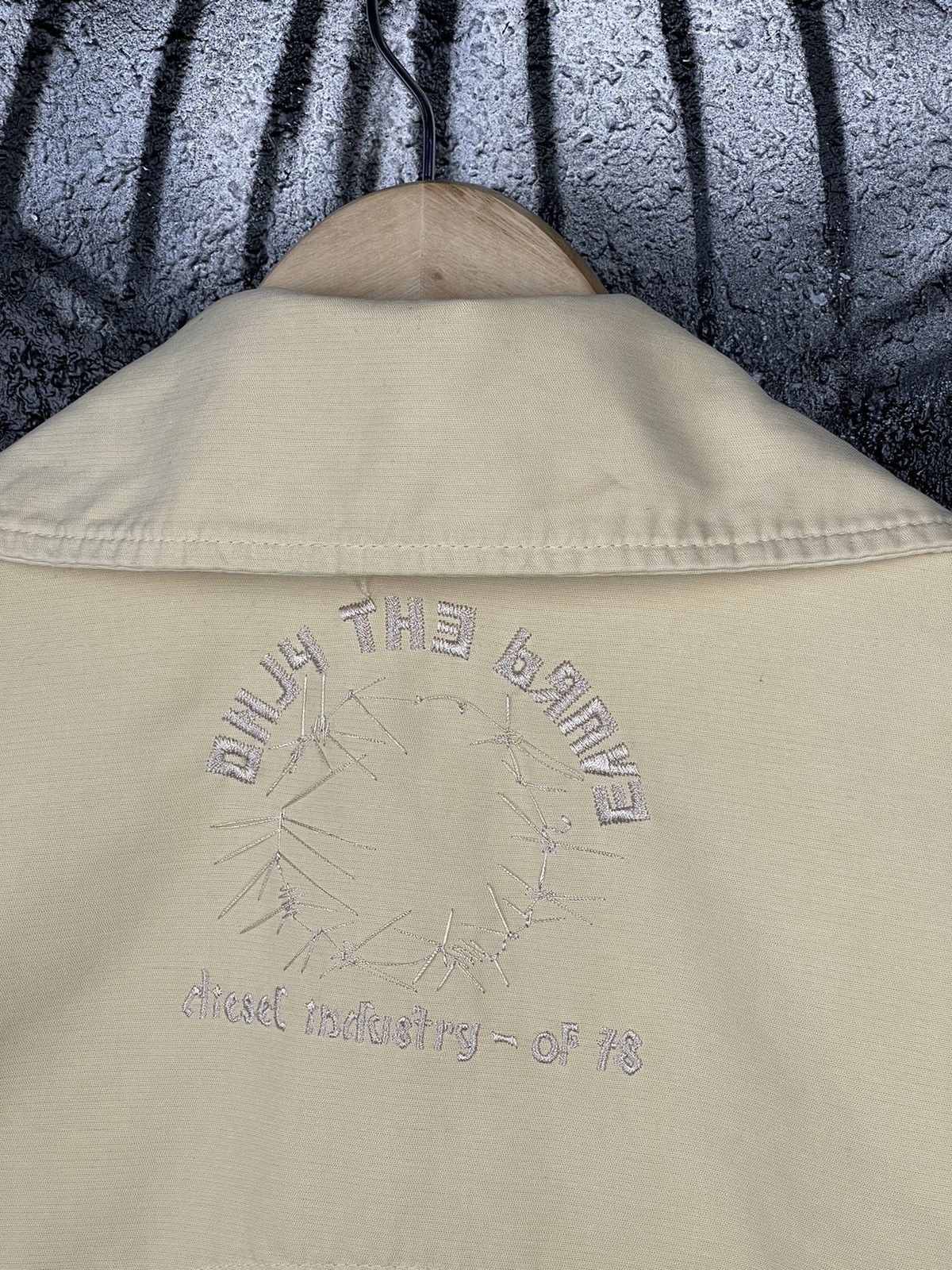 Diesel Diesel Y2K Vintage Beige Cotton Trench Coat Jacket Size L Size L / US 10 / IT 46 - 17 Thumbnail