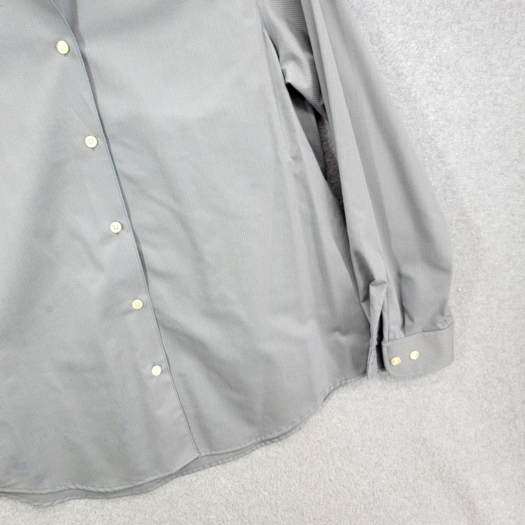 Orvis Orvis Women’s Wrinkle Free Shirt Size 10 Ruffle Collar Blue Striped Button-Up Shirt Women Regular XS Size L / US 10 / IT 46 - 4 Thumbnail