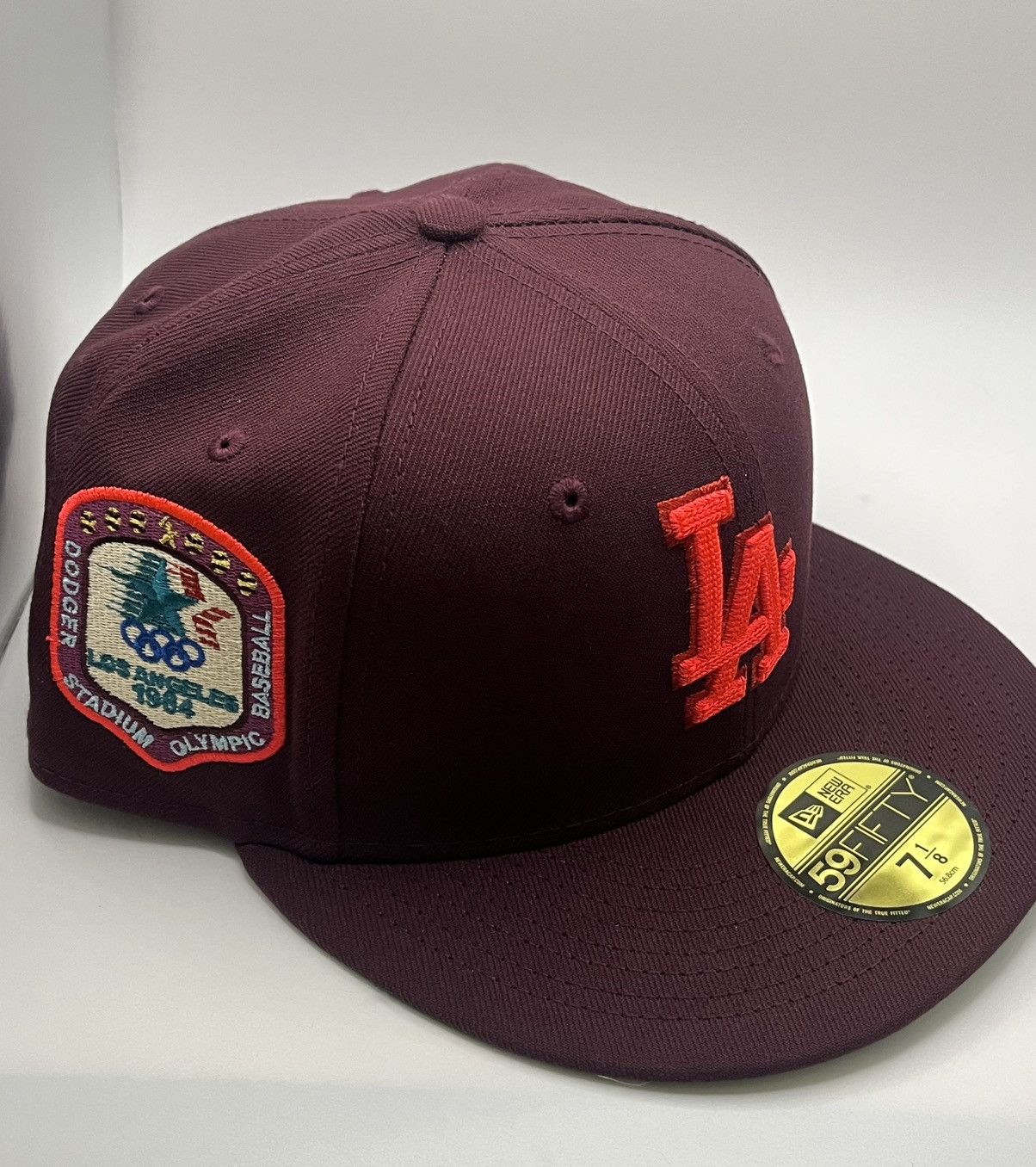 MyFitteds 7 1/8 Myfitteds Los Angeles Dodgers LA “DAMM” Olympic Patch Size ONE SIZE - 1 Thumbnail