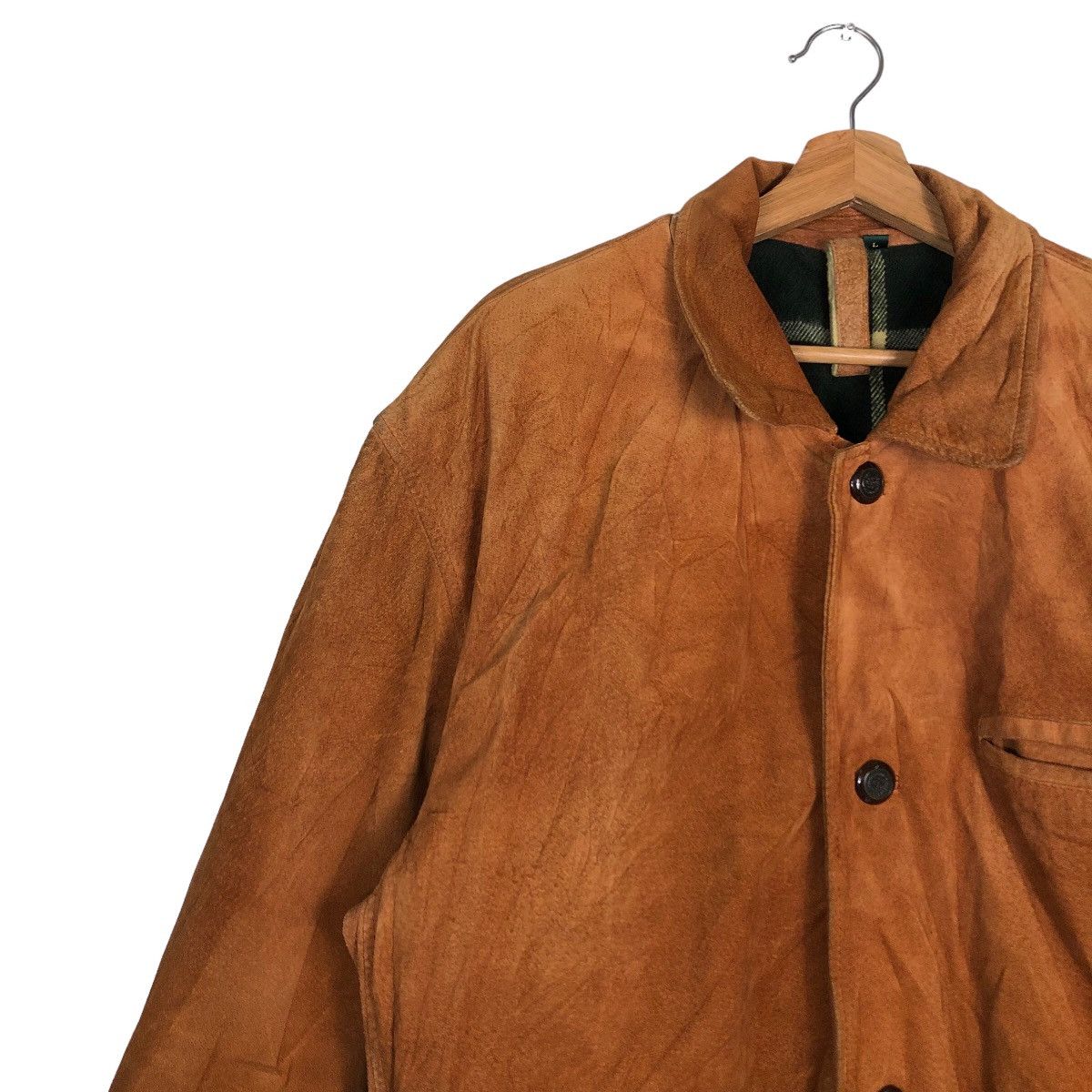 Hai Sporting Gear 🔥Vtg Genuine Leather Jacket Japan Inspire Issey Miyake Size US L / EU 52-54 / 3 - 7 Thumbnail