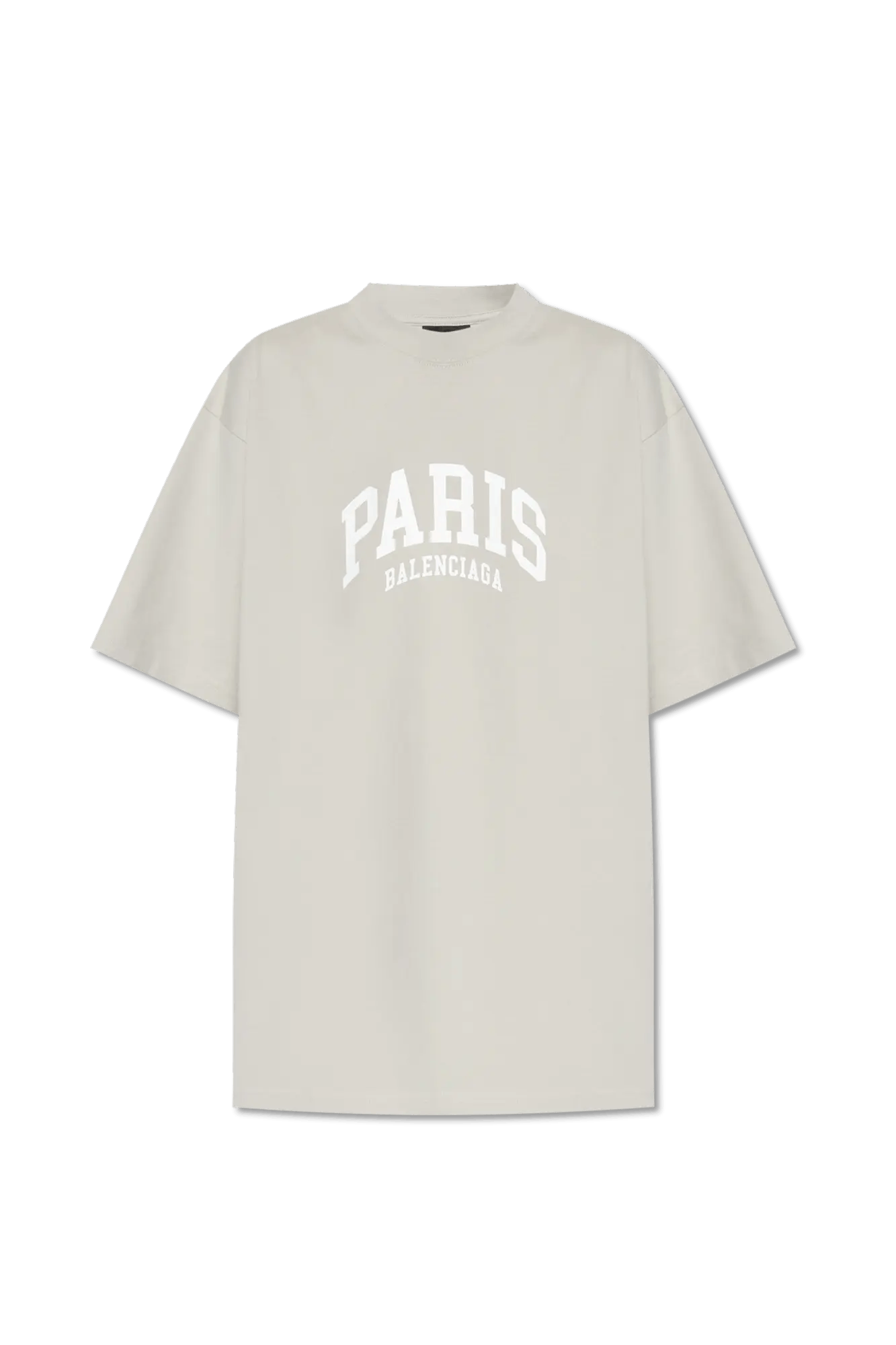 Balenciaga o1bcso1str1224 Cities Paris T-Shirt Medium Fit in Light Grey Size XL / US 12-14 / IT 48-50 - 1 Thumbnail