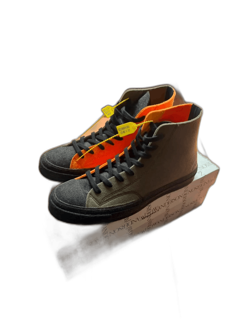 John Alexander Skelton Converse JW Anderson Orange Green Sneakers Size US 9.5 / EU 42-43 - 1 Thumbnail