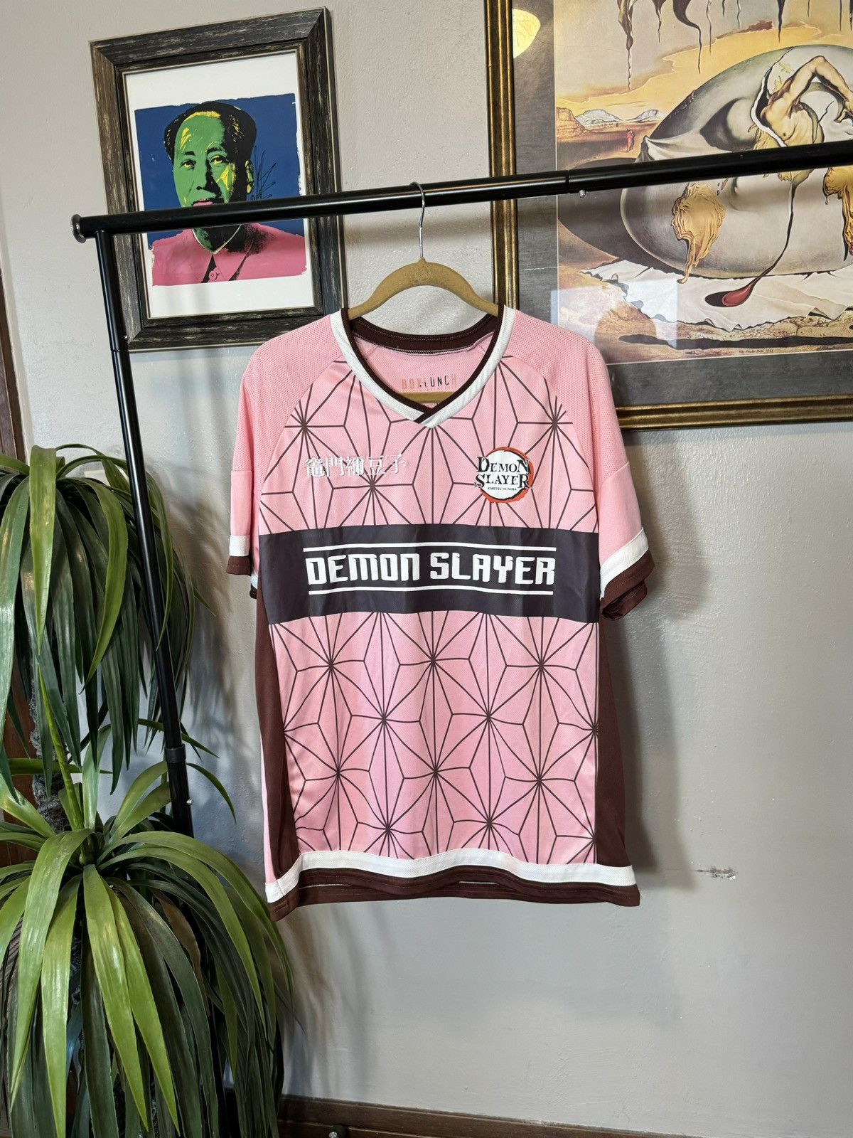 Japanese Brand Demon Slayer: Kimetsu no Yaiba Nezuko Soccer Jersey Size US XL / EU 56 / 4 - 1 Thumbnail