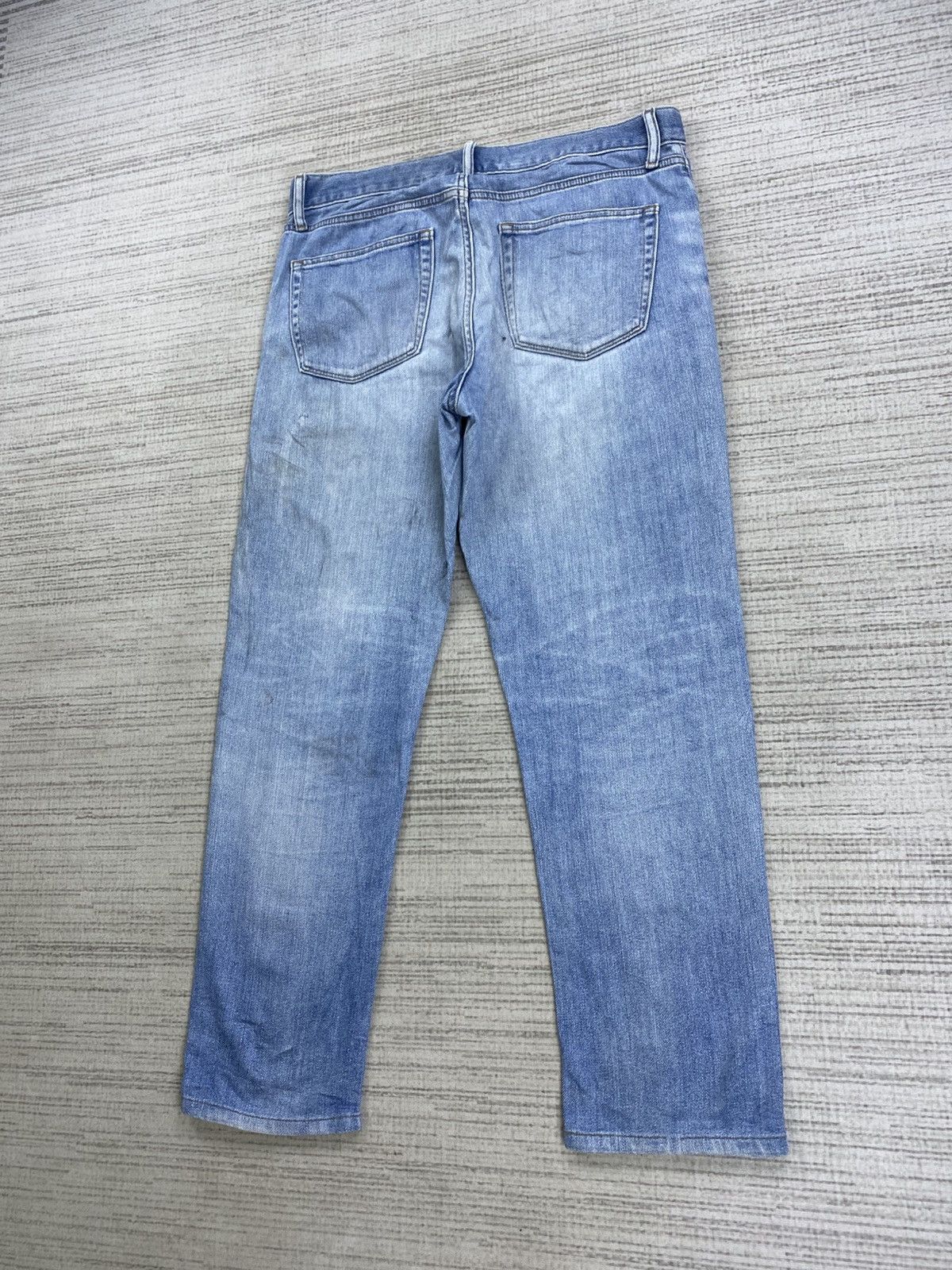 Japanese Brand × Uniqlo × Vintage Vintage Uniqlo Wash Blue Denim Pants Size US 36 / EU 52 - 6 Thumbnail