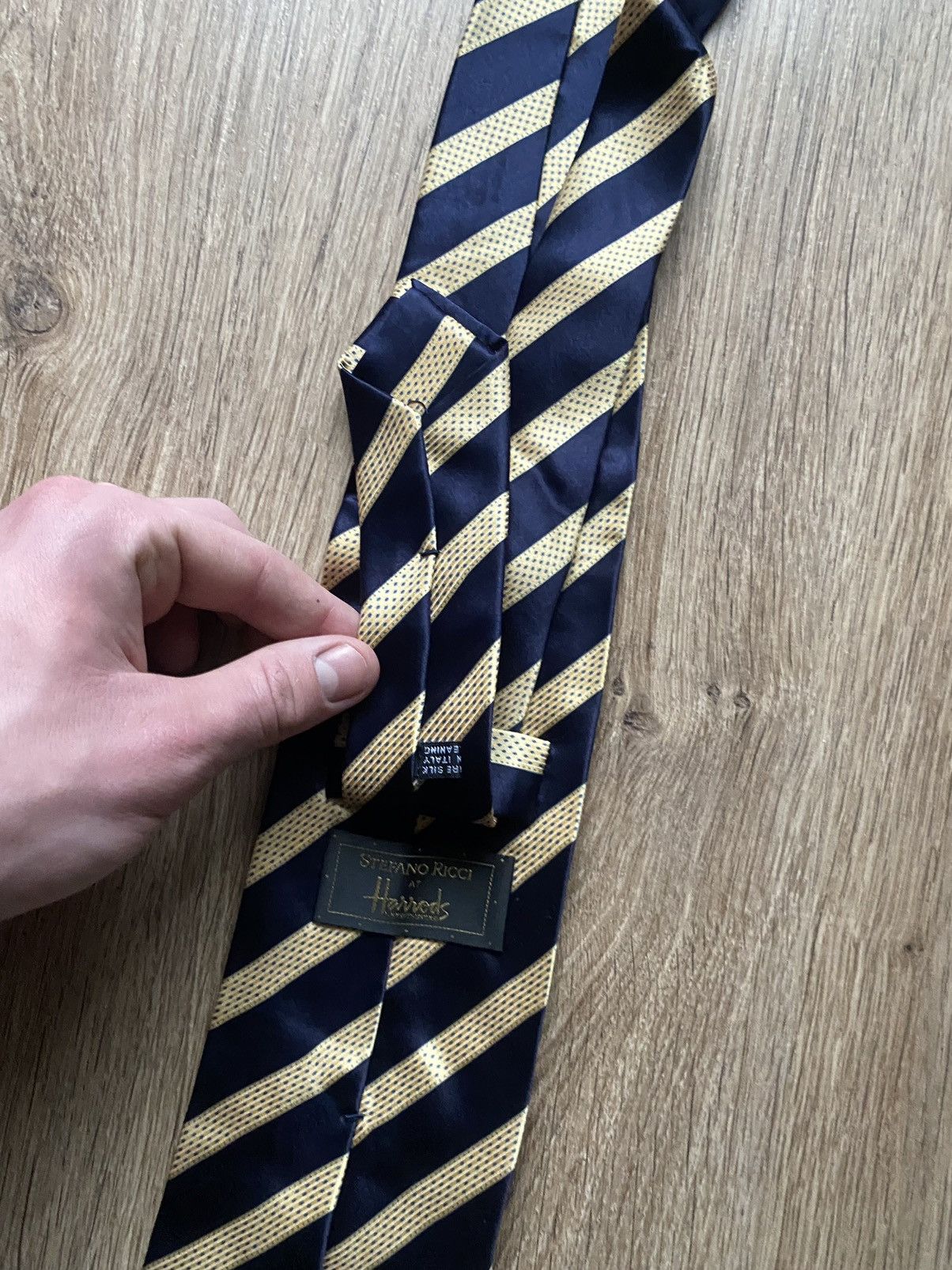 Stefano Ricci Rare Tie Luxury Brand Stefano Ricci 100% silk striped tie Size ONE SIZE - 4 Thumbnail
