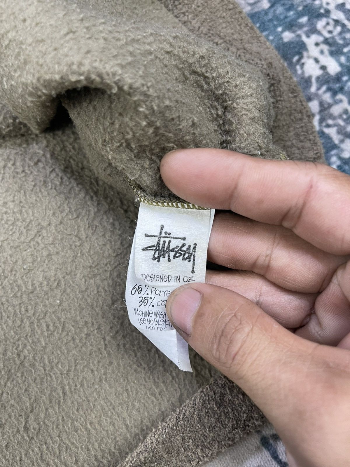 Stussy Vtg 90s Stussy V-Neck Pull Over Sweatshirt Size US XL / EU 56 / 4 - 16 Thumbnail