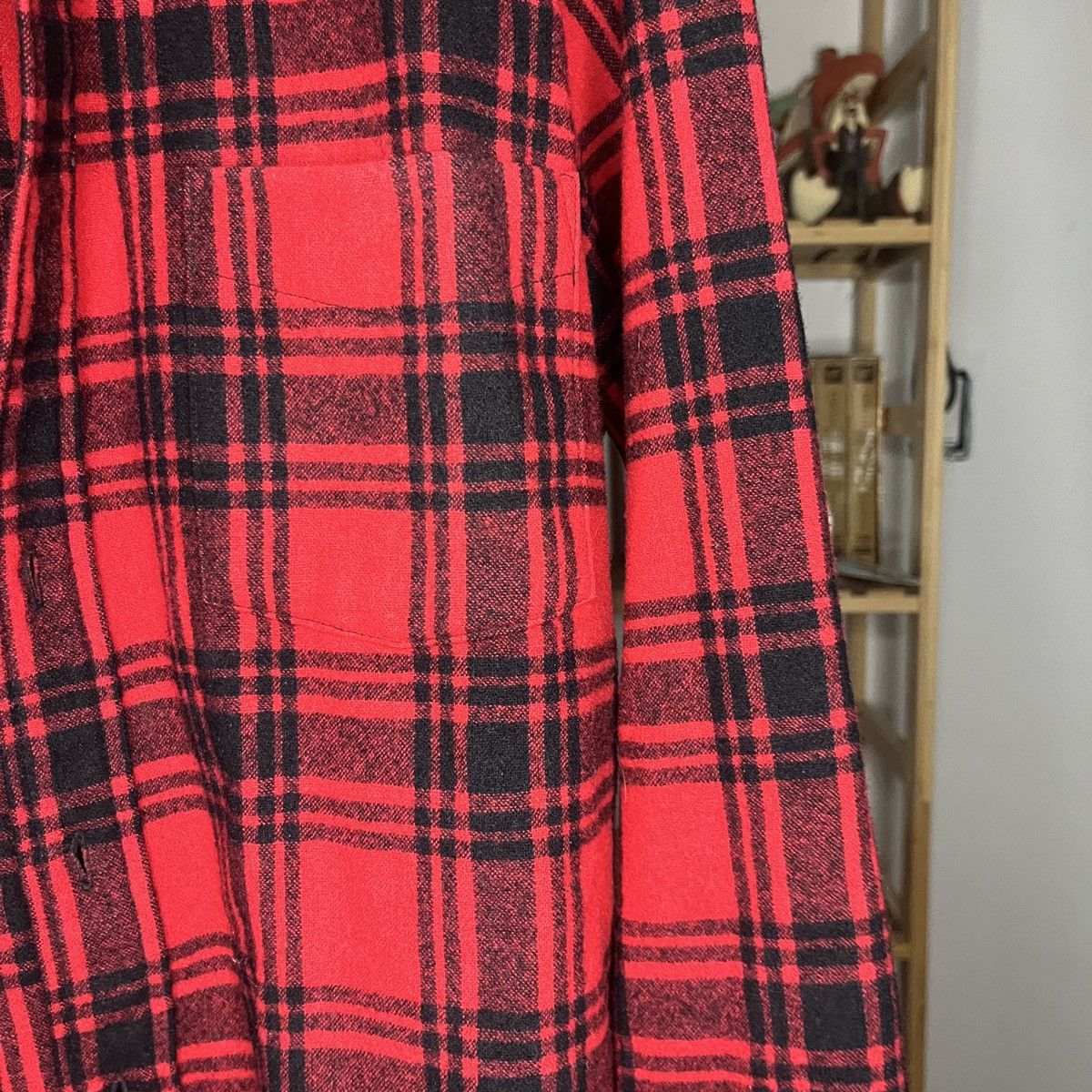 Pendleton Pendleton Wool Plaid Flannel Size Medium Red Black Size US M / EU 48-50 / 2 - 3 Thumbnail