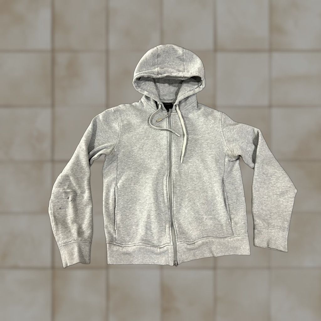 Armani Exchange Armani Exchange Full Zip Hoodie Womens XS Gray Logo Casual Sweatshirt Size XS / US 0-2 / IT 36-38 - 1 Thumbnail