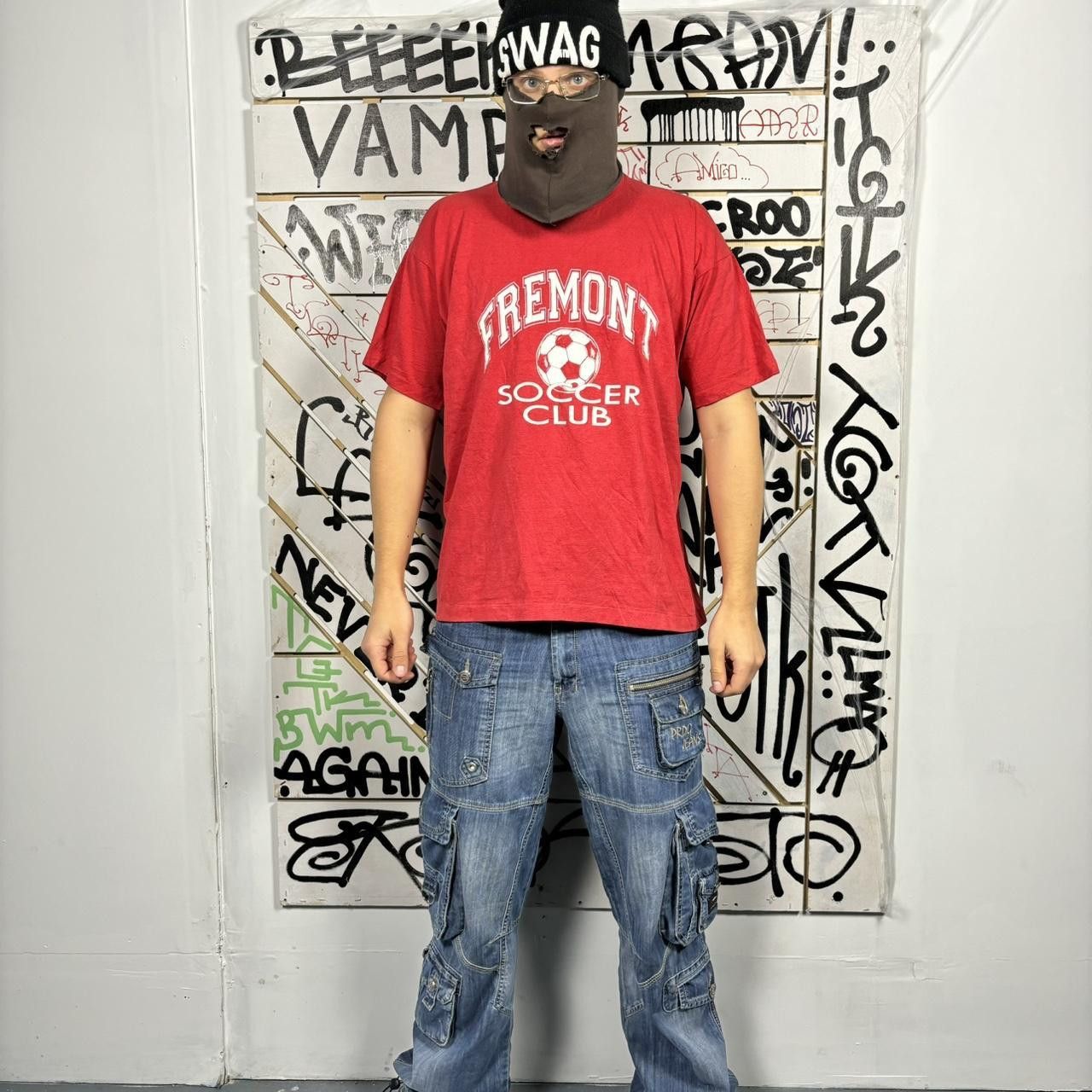 Fruit Of The Loom × Japanese Brand × Vintage Fruit of the Loom T-shirt Size US XL / EU 56 / 4 - 1 Thumbnail