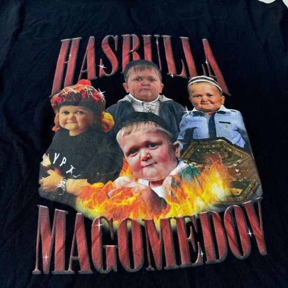 Designer NEW HASBULLA MAGOMEDOV BLACK T-SHIRT SZ MEDIUM M Size US M / EU 48-50 / 2 - 2 Thumbnail