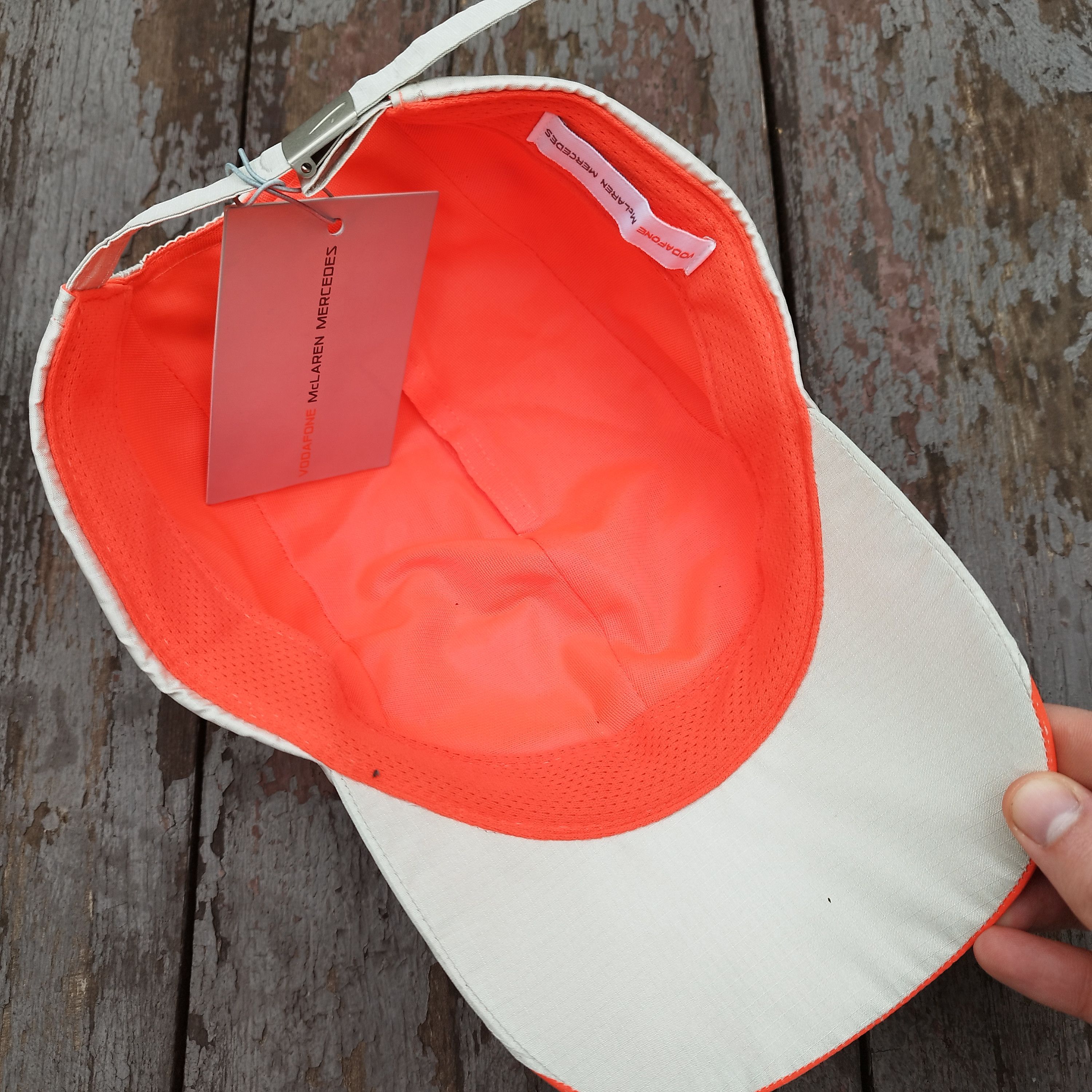 Formula 1 Rare 00s McLaren F1 Silver Tech Cap Hamilton/Kovalainen Size ONE SIZE - 10 Thumbnail