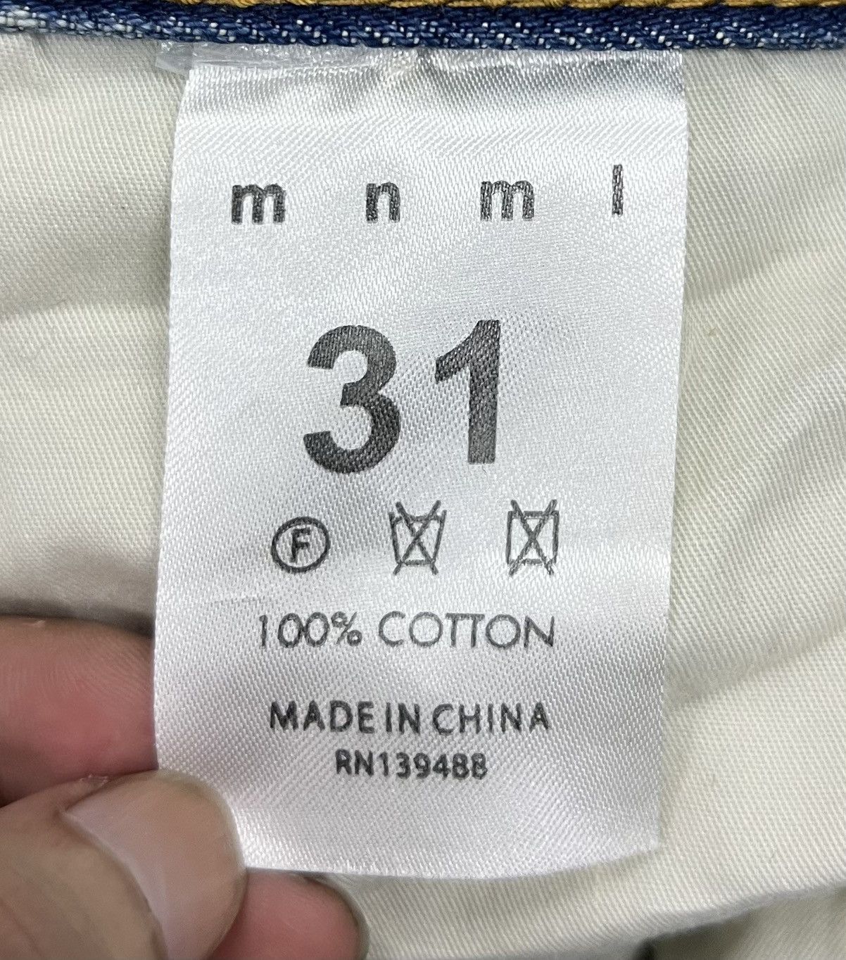 MNML × Vintage VINTAGE MNML DENIM PANTS Size US 33 - 17 Thumbnail