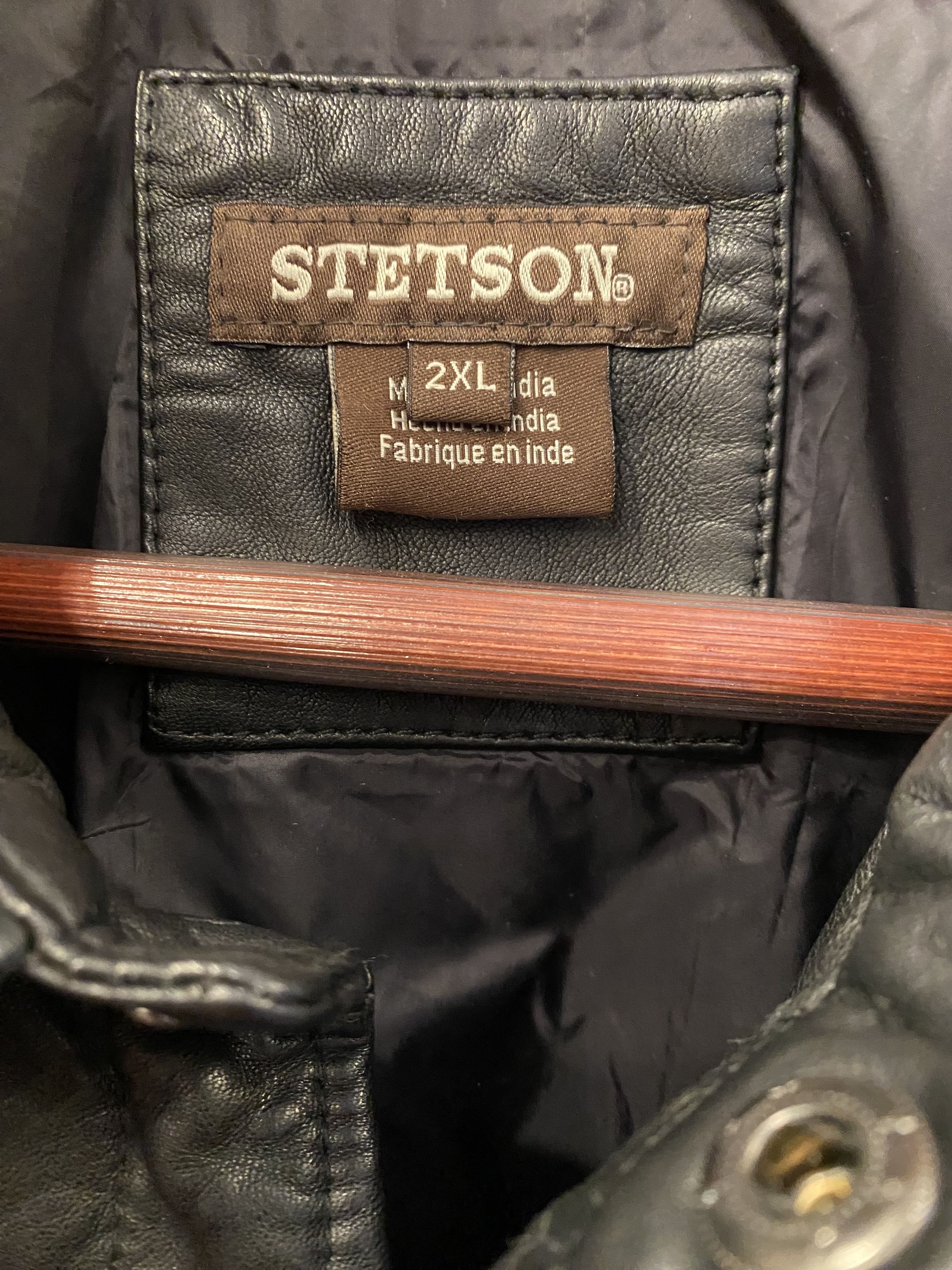 Stetson STETSON Leather Western Shirt Jacket - Size XXL Size US XXL / EU 58 / 5 - 7 Thumbnail