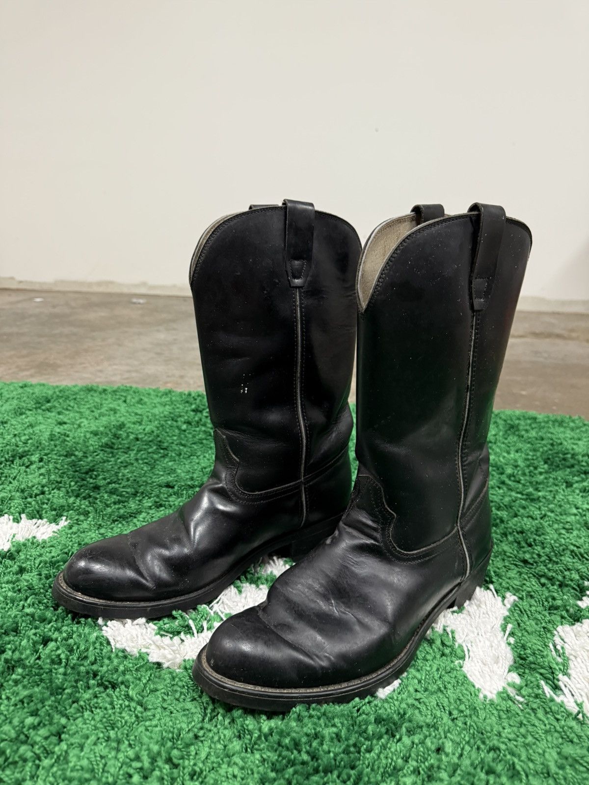 Vintage Vintage Soft Classic Black Leather Durango Cowboy Boots 11EE Size US 11 / EU 44 - 3 Thumbnail