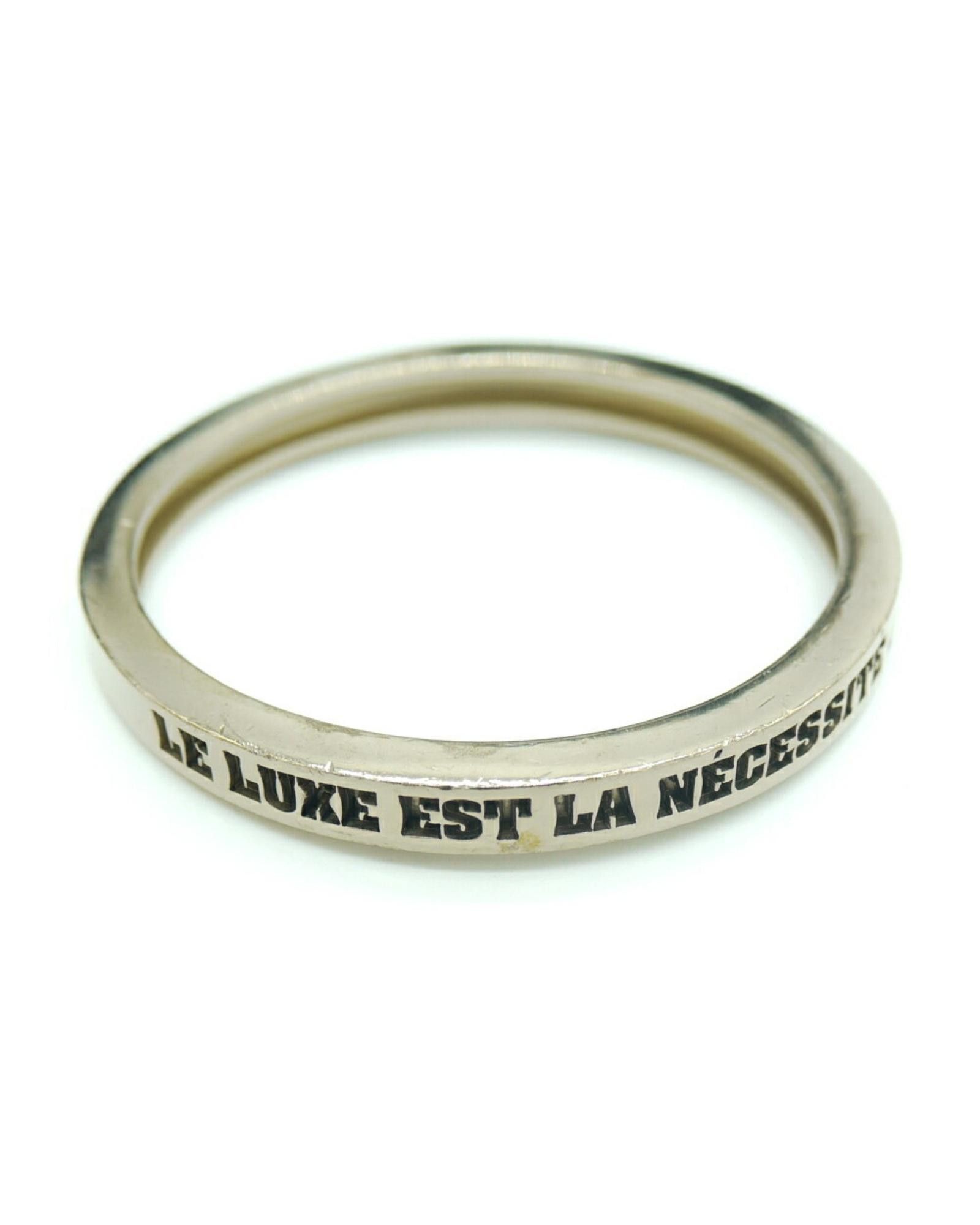 image of Silver Metal Chanel Bracelet, Women's