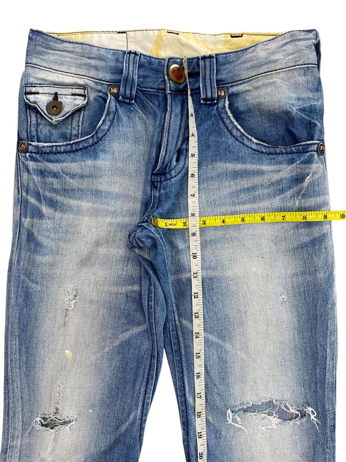 Edwin Edwin Faded Wash Distressed Style Bootcut Jeans Size US 30 / EU 46 - 10 Thumbnail