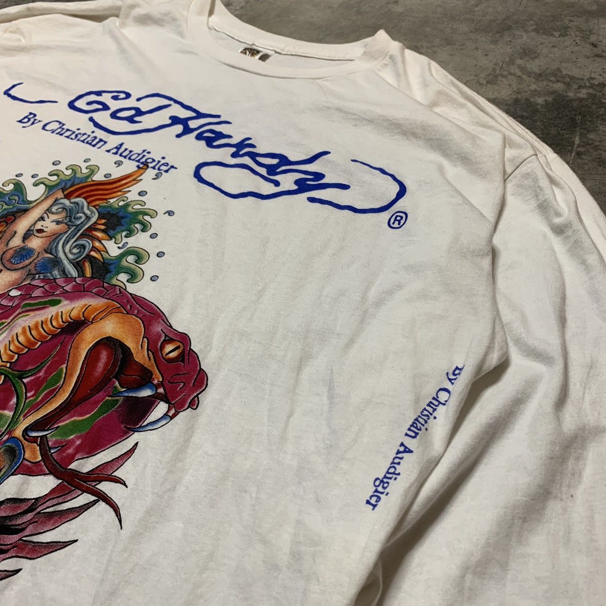 Christian Audigier × Ed Hardy Ed Hardy Long Sleeve Tee Shirt Size US XXL / EU 58 / 5 - 4 Thumbnail