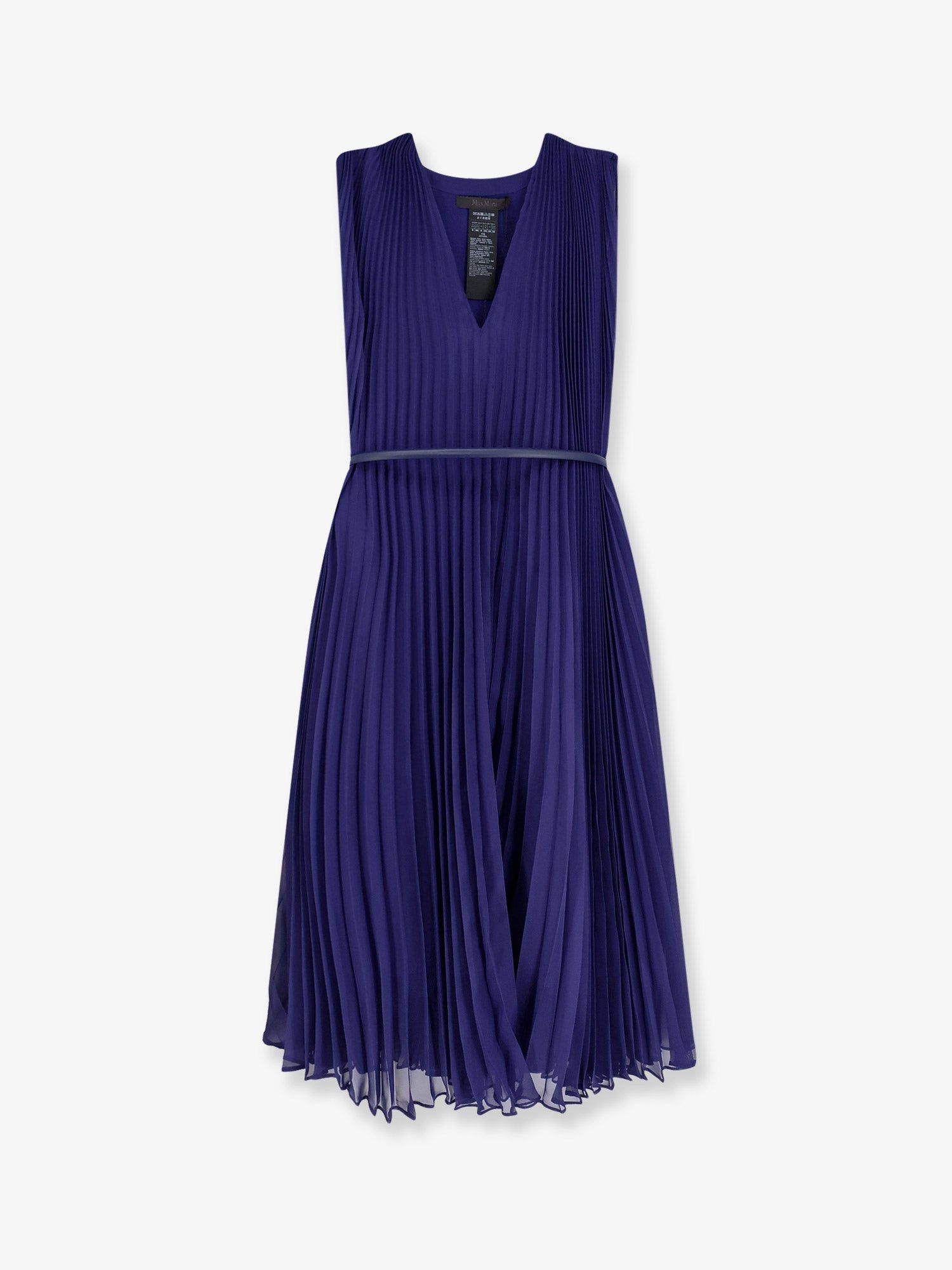 Max Mara Mxecapsula Long Dress With Belt Size S / US 4 / IT 40 - 1 Thumbnail