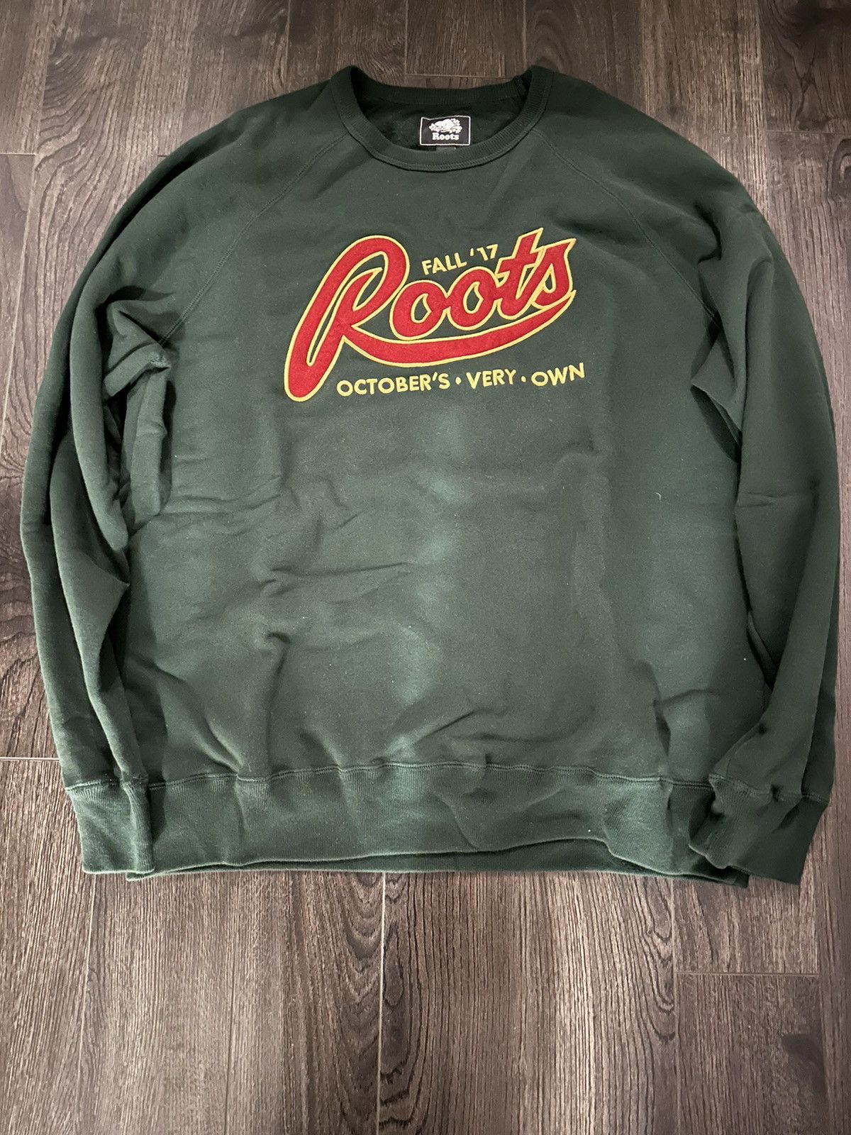 October's Very Own × Roots OVO Roots 2017 Crewneck Green Size US XXL / EU 58 / 5 - 1 Thumbnail