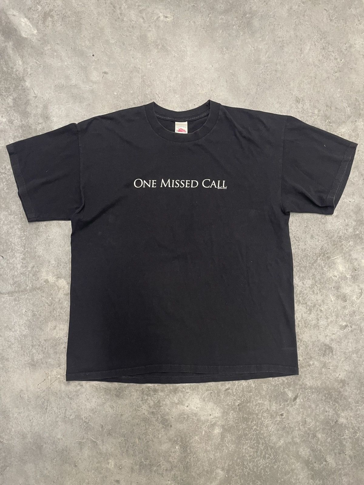 Vintage EXTREMELY RARE 2007 One Missed Call Horror Movie Promo shirt Size US XL / EU 56 / 4 - 2 Thumbnail