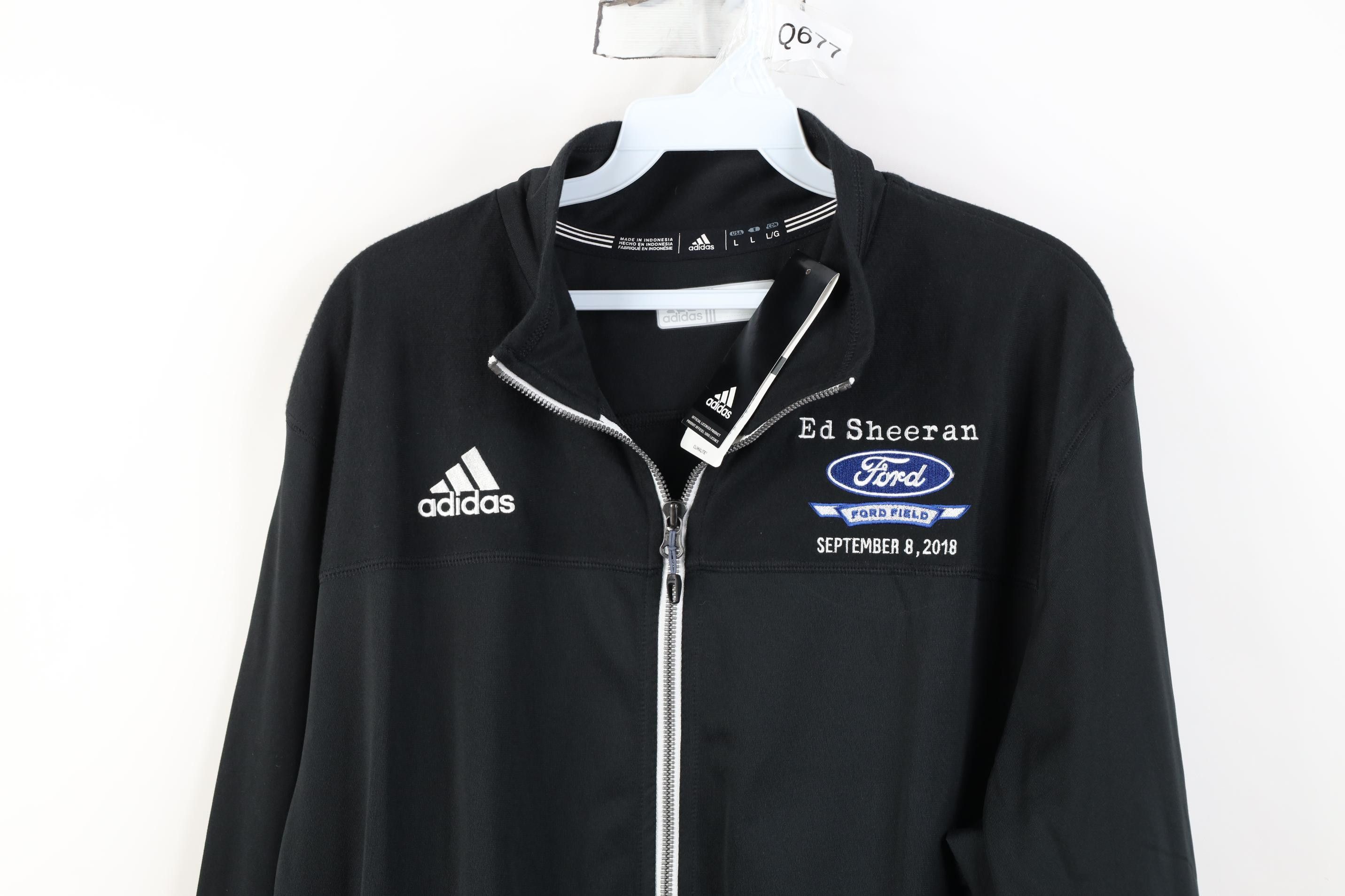 Adidas New Adidas Ford Field Ed Sheeran Band Full Zip Jacket Black Size US L / EU 52-54 / 3 - 2 Thumbnail