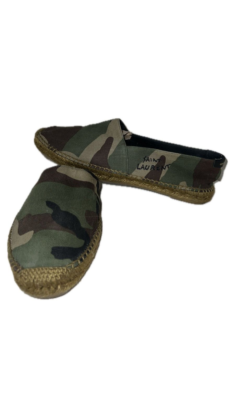 Saint Laurent Paris Saint Laurent Camouflage Espadrilles Size US 9 / EU 42 - 1 Thumbnail