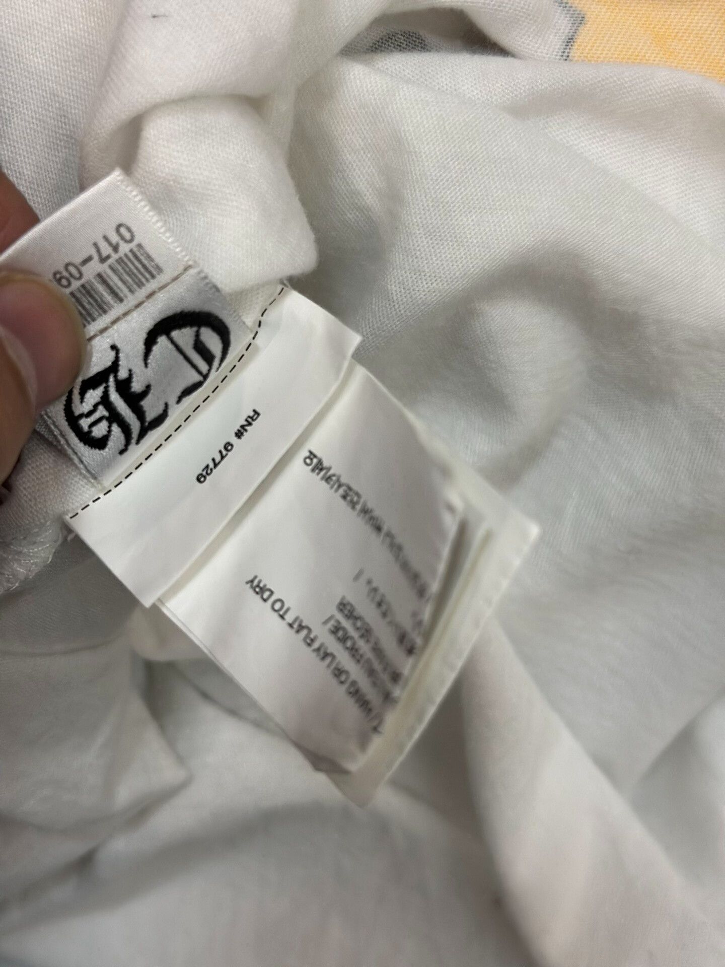 Chrome Hearts Chrome Hearts White Gray Spliced Longsleeve Size US L / EU 52-54 / 3 - 4 Thumbnail