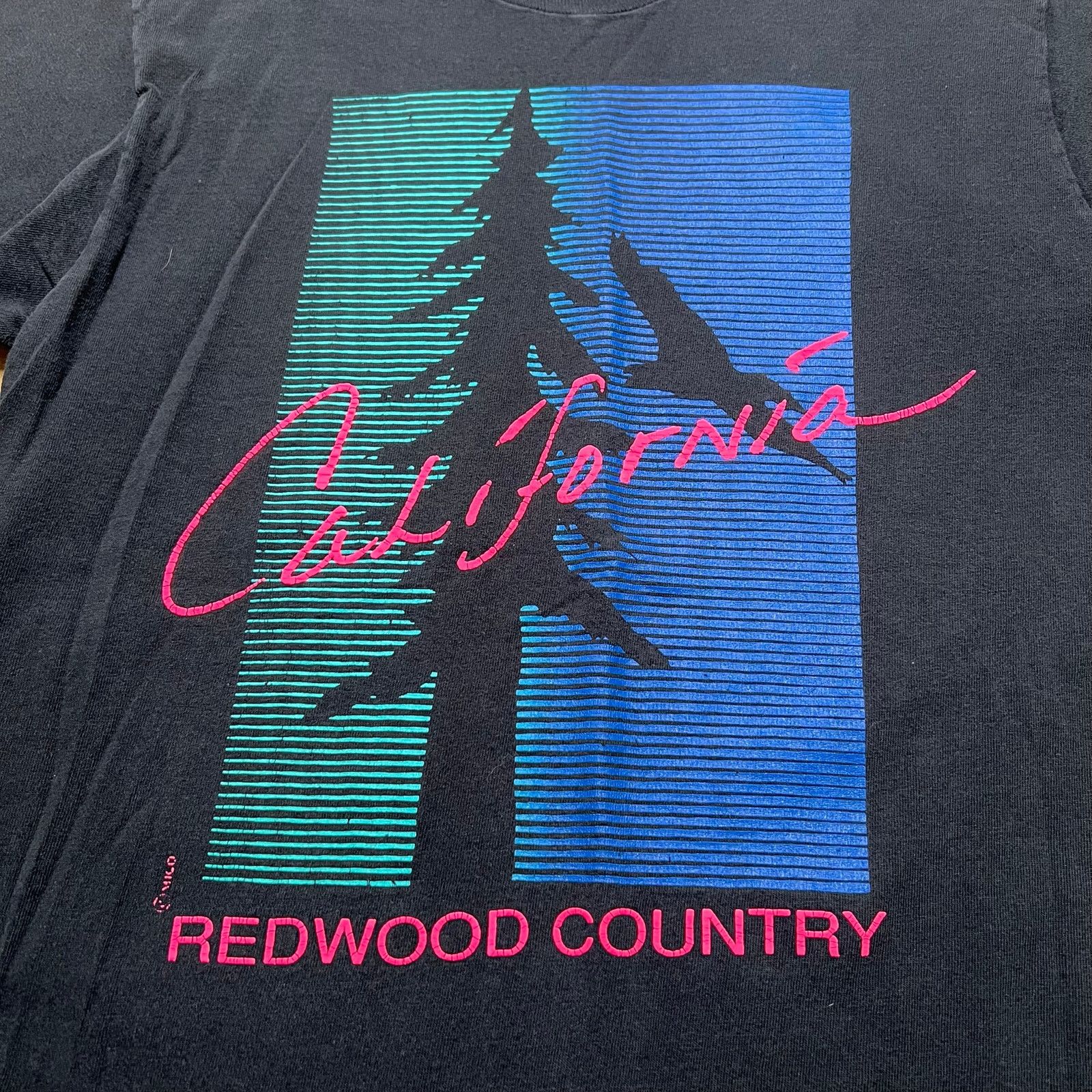 Fruit Of The Loom Vintage California Redwood Country T Shirt 90s USA M Size US M / EU 48-50 / 2 - 2 Thumbnail