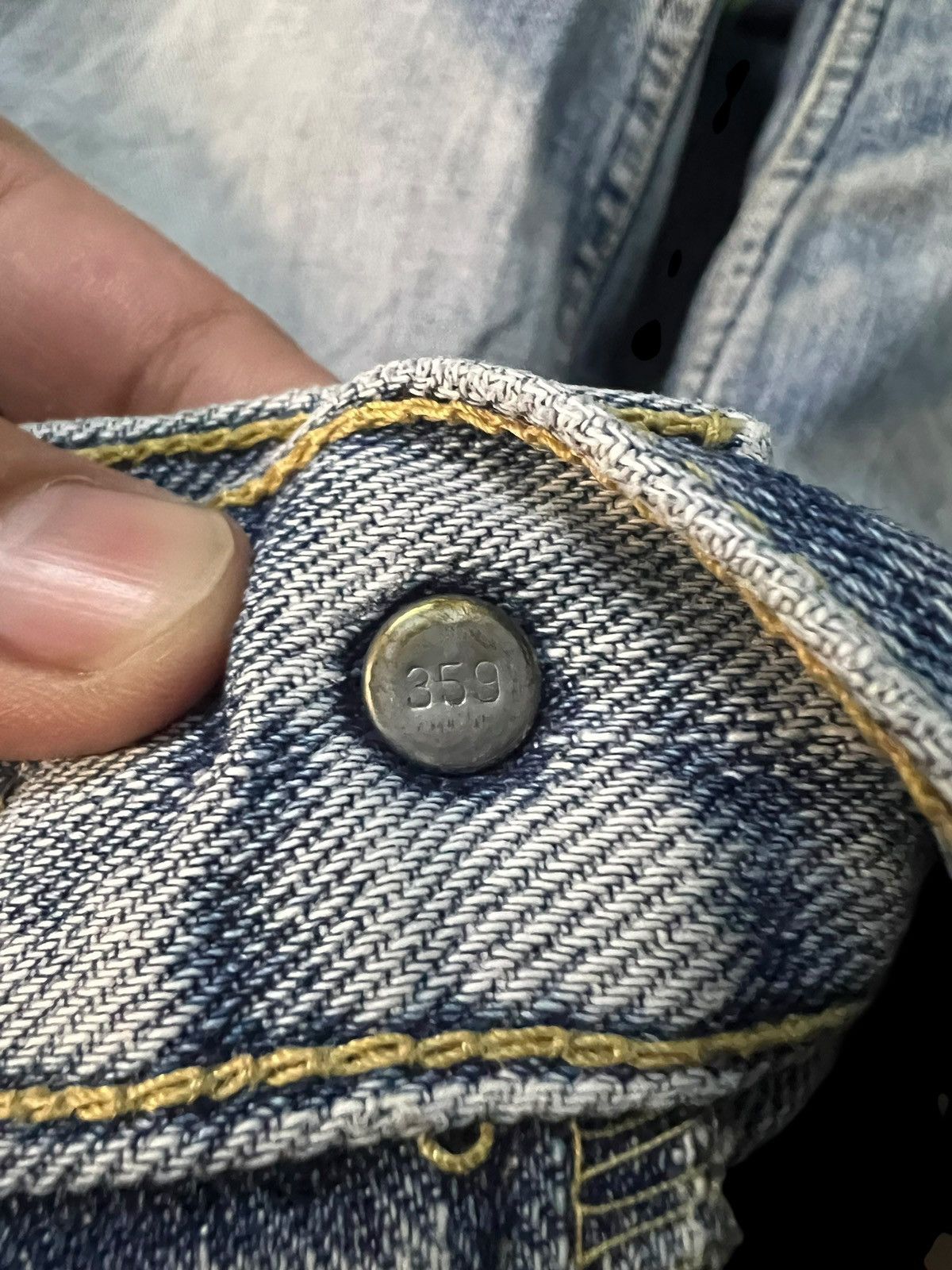 Levi's Vintage Levi’s 533 Distress Faded Denim Jean Size US 31 - 10 Thumbnail