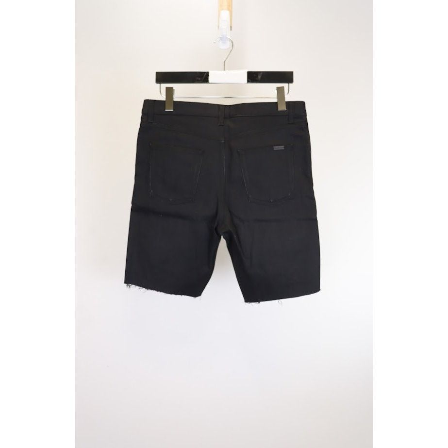 Saint Laurent Paris o1rshd1 Denim Short in Black Size US 31 - 6 Thumbnail