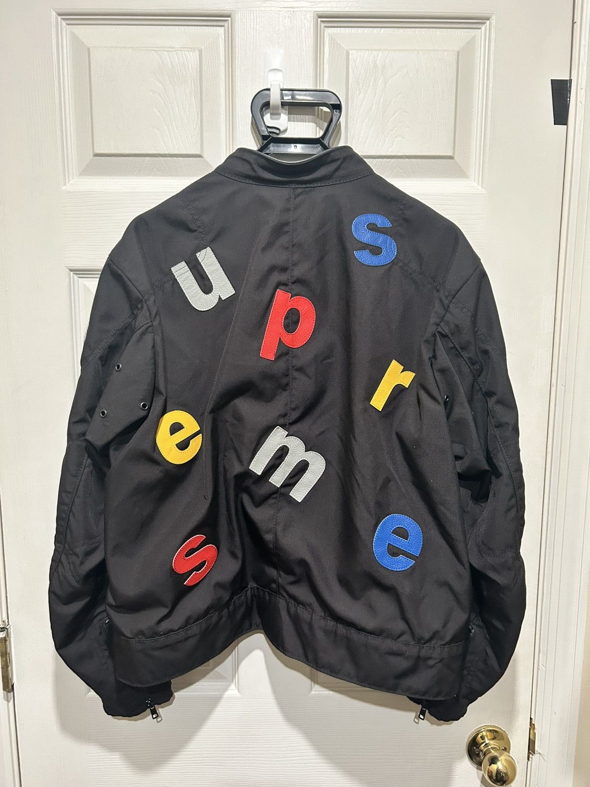 ジャケット・アウター Supreme Vanson Cordura Letters Jacket M Supreme x Vanson Leather Letters Cordura Jacket 2020 SS20 Size S