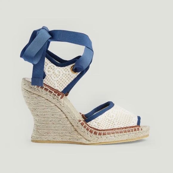Gucci Gucci GG Espadrille Heels Sandals SIZE 38 Size ONE SIZE - 1 Thumbnail