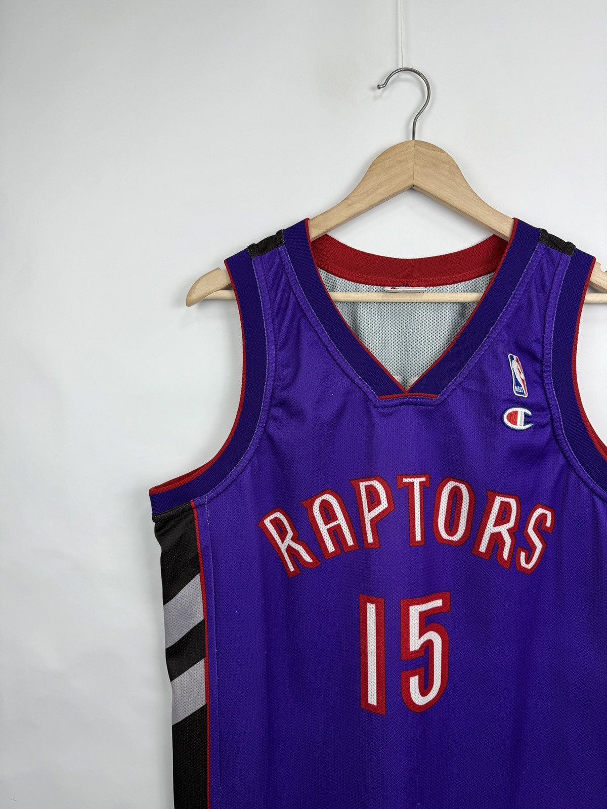 Champion 🇨🇦 Vintage 90s Champion Toronto Raptors Vince Carter Jersey Size US L / EU 52-54 / 3 - 4 Thumbnail