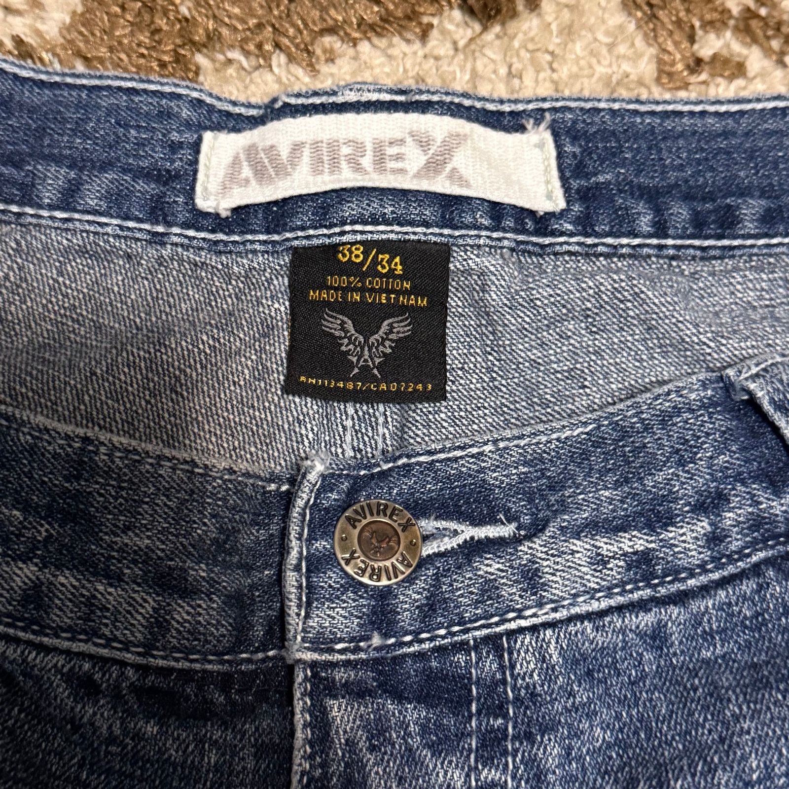 Avirex Vintage Avirex Baggy Jeans 38x32 Striped Y2K Southpole Style Size US 38 / EU 54 - 6 Thumbnail