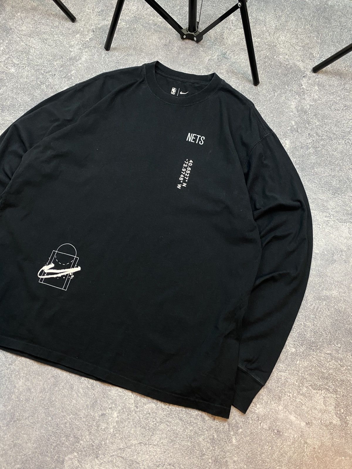 NBA × Nike Nike Brooklyn Nets NBA Basketball Sweatshirt Size US L / EU 52-54 / 3 - 3 Thumbnail