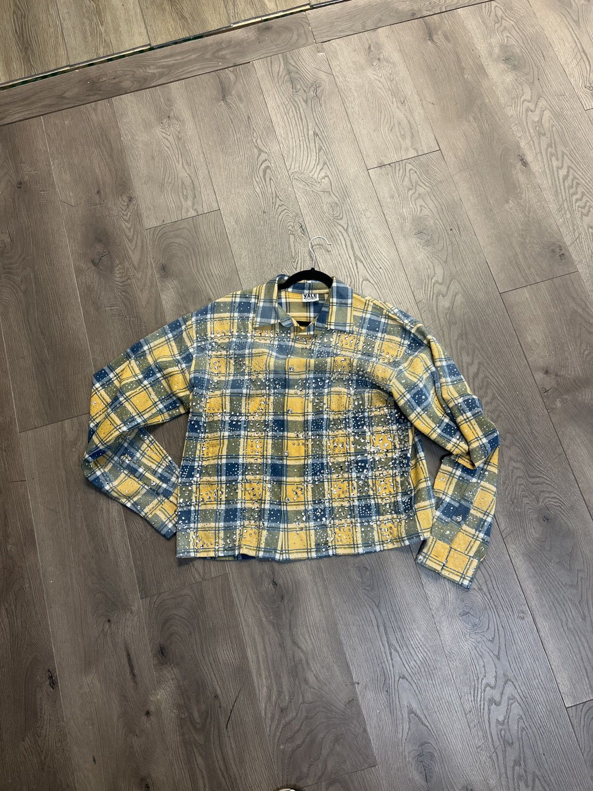Vale Vale Rhinestone Plaid Shirt size Large Size US L / EU 52-54 / 3 - 1 Thumbnail