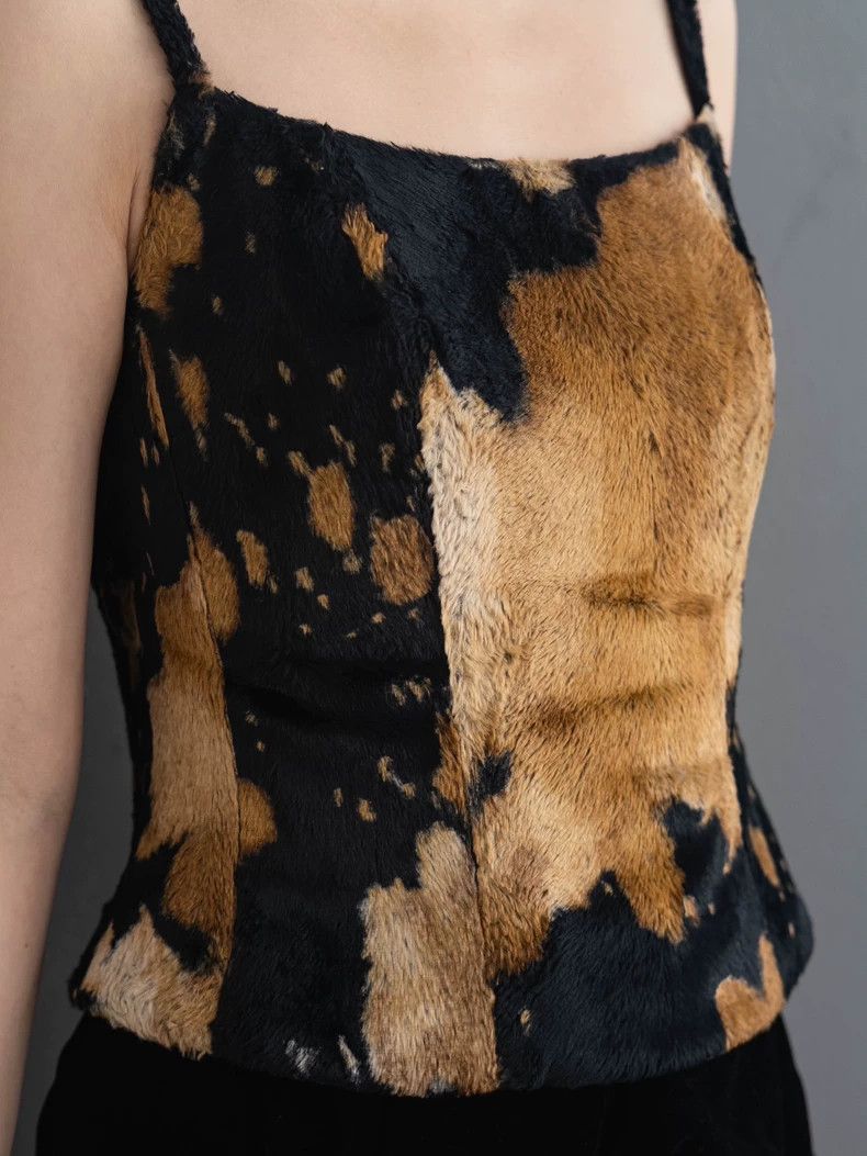 Kenzo KENZO Animal print faux fur suspenders vintage Size XS / US 0-2 / IT 36-38 - 8 Thumbnail