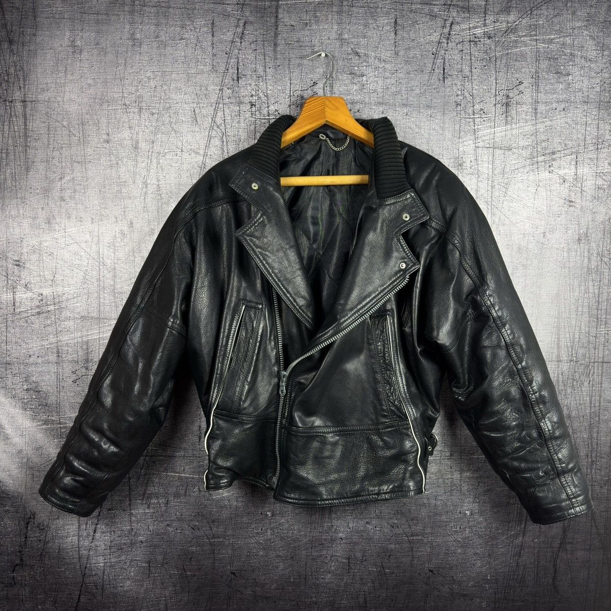 Vintage 80s Marithe Francois girbaud ruffo leather jacket
