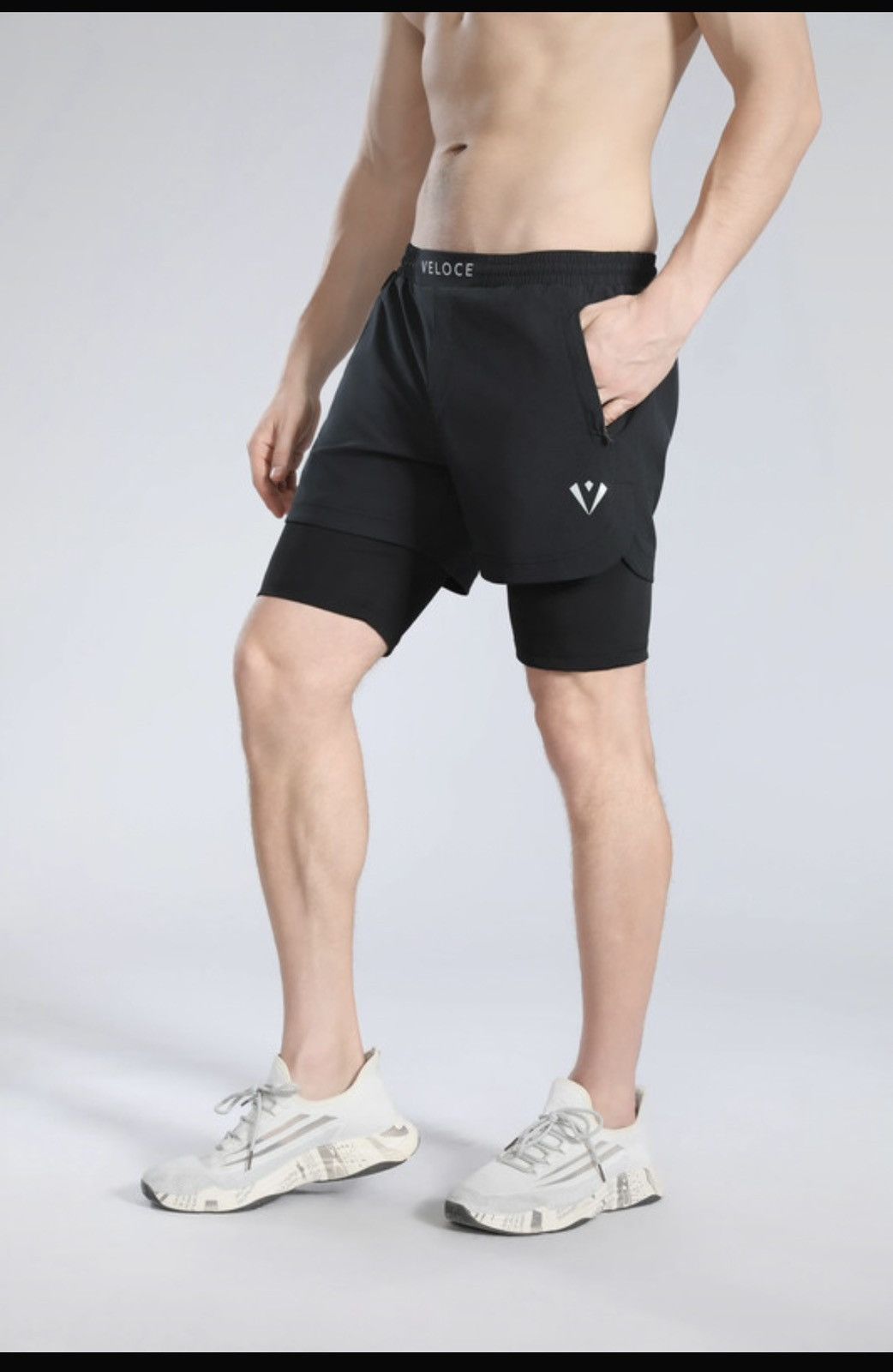 Other Men’s 2 in 1 Running/Gym Shorts Size US 34 / EU 50 - 3 Thumbnail