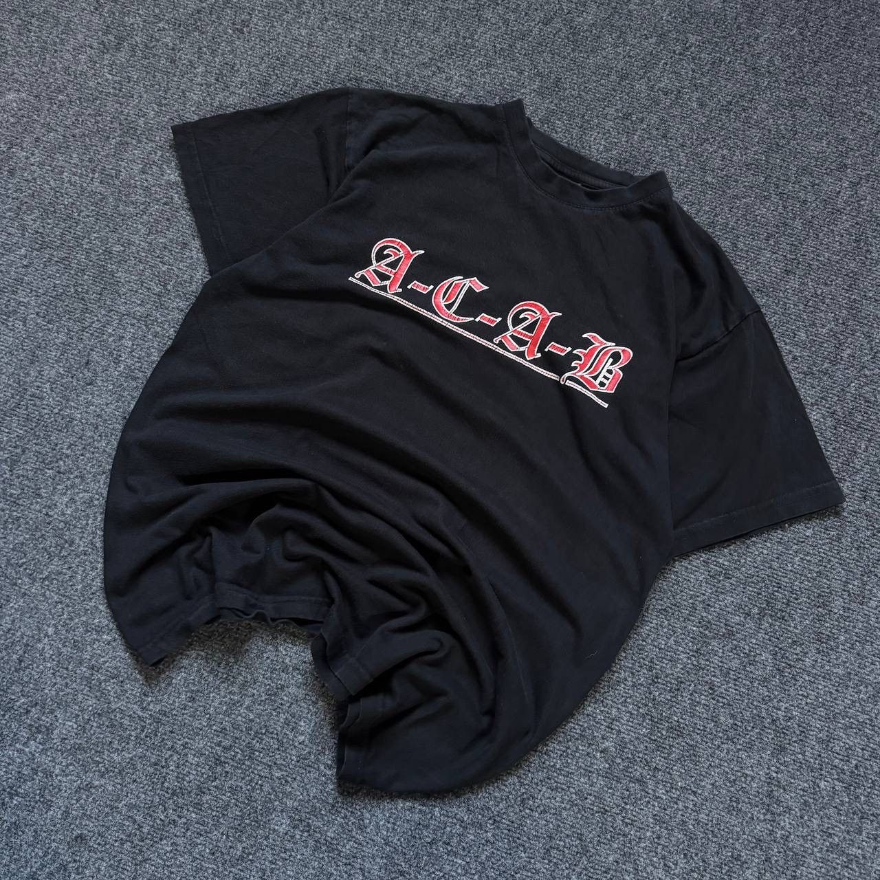 A.LAB VTG Mans T-shirts Adult Acab Big Logo Size S Hype Trend Size US S / EU 44-46 / 1 - 1 Thumbnail