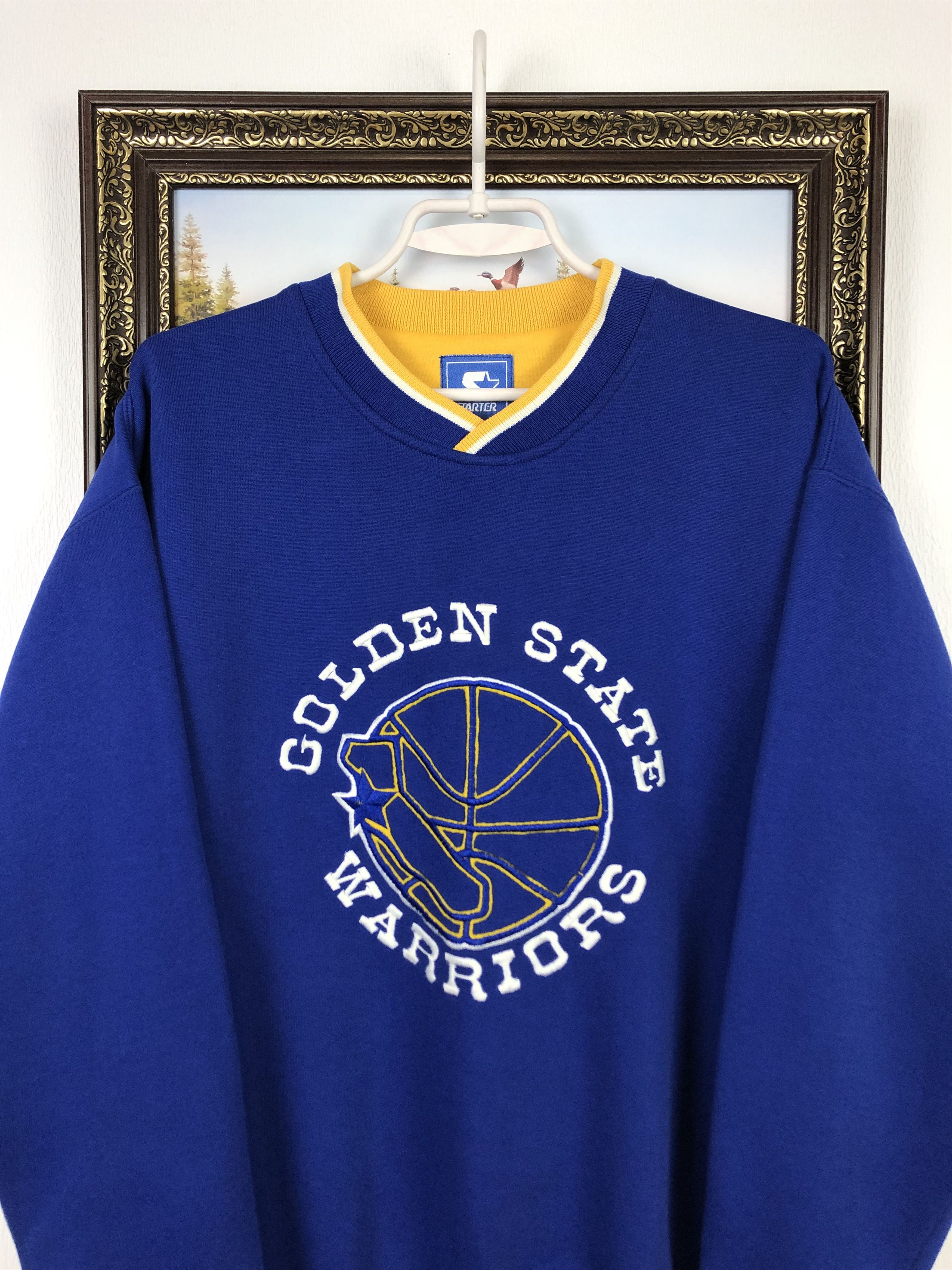 NBA Vintage Golden State Warriors Starter Sweatshirt Crewneck Size US M / EU 48-50 / 2 - 2 Thumbnail