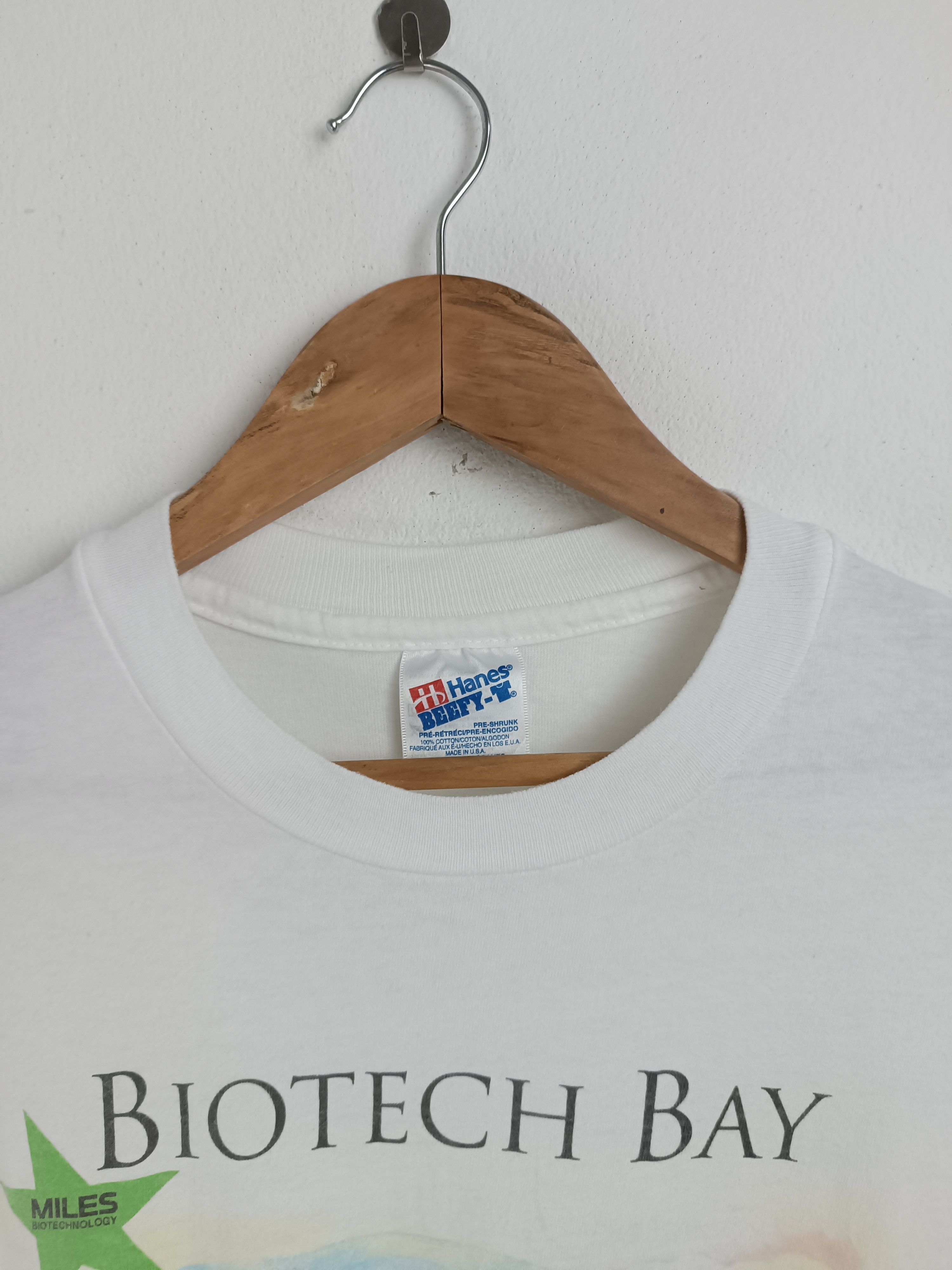 Vintage VINTAGE 90'S BIOTECH BAY NASA INDUSTRIAL VERY RARE TEE Size US XL / EU 56 / 4 - 9 Thumbnail