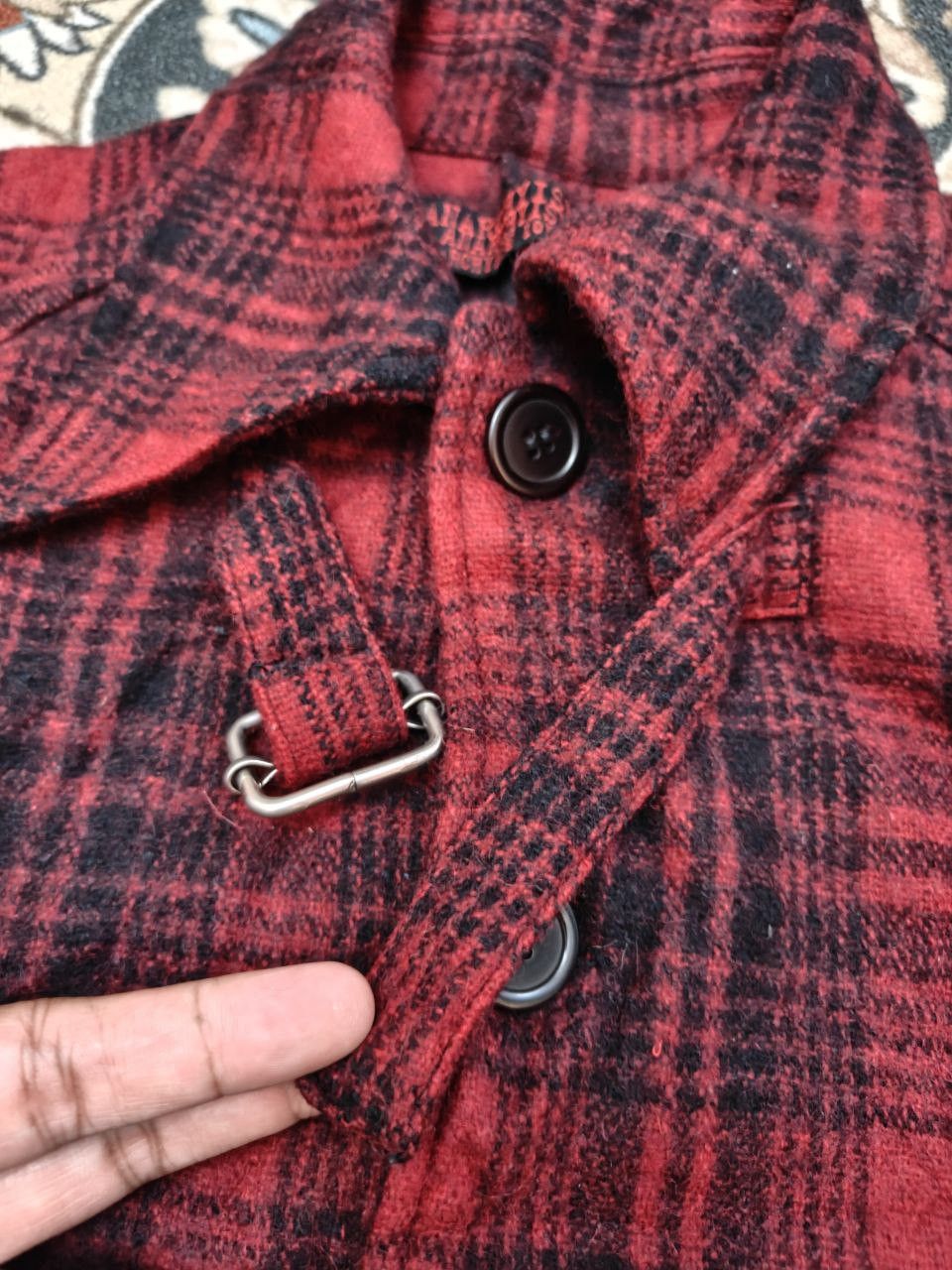 Japanese Brand 💥LAST CALL💥 H Naoto Anarchy Punk Acrylic Jacket Size XS / US 0-2 / IT 36-38 - 5 Thumbnail