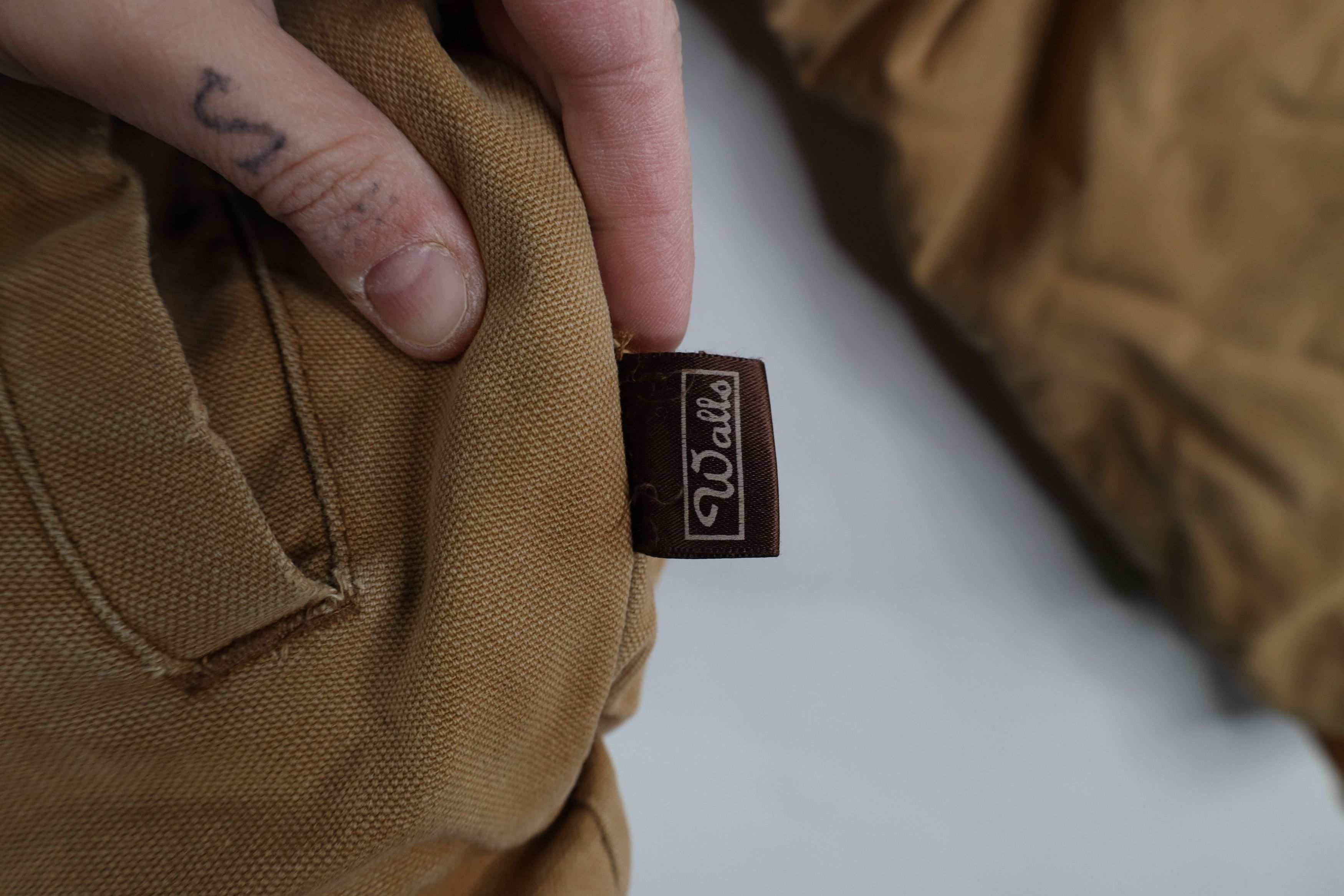 Walls Vintage 90s Walls Corduroy Collar Canvas Bomber Jacket Brown Size US L / EU 52-54 / 3 - 7 Thumbnail